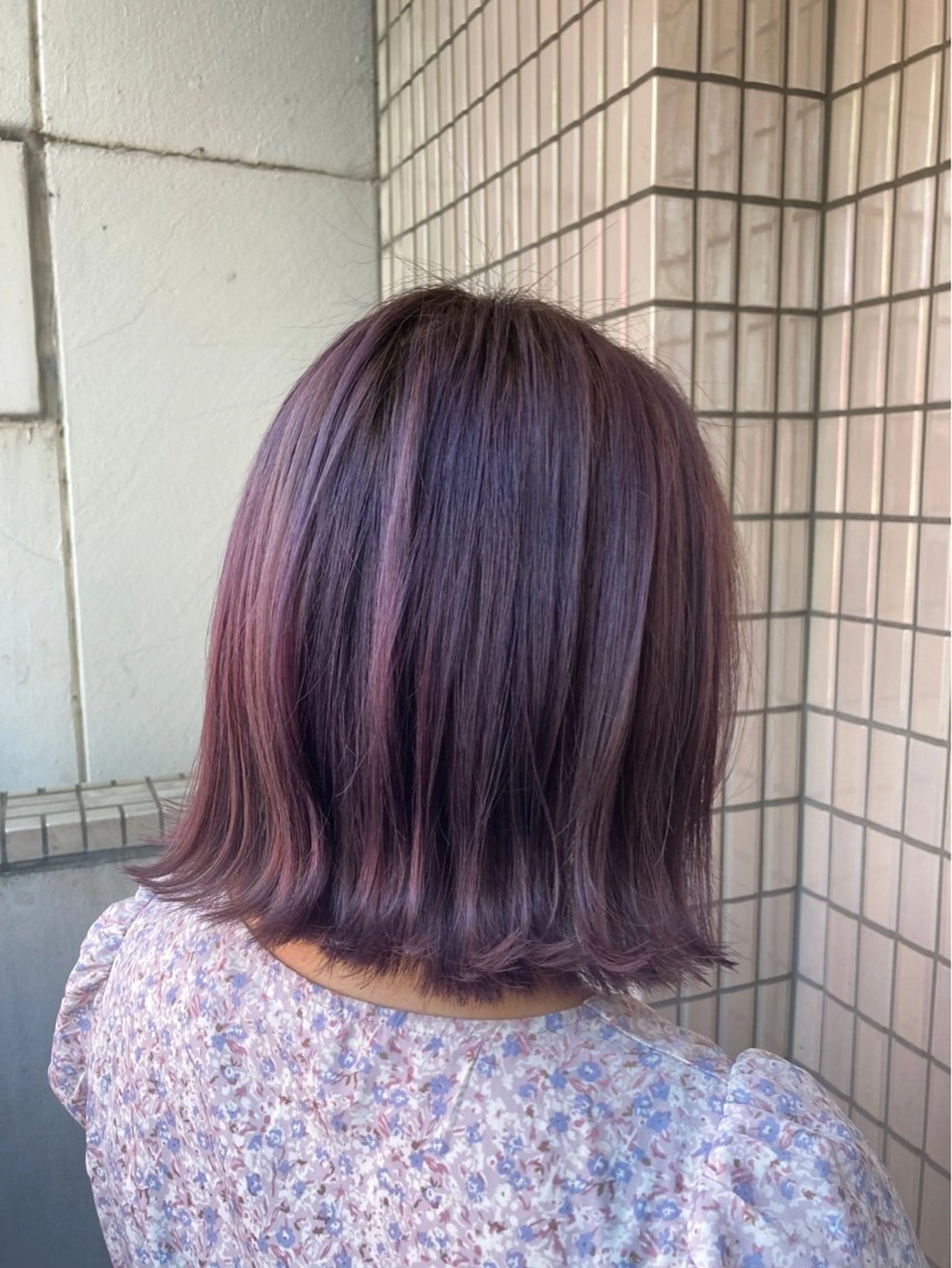 カラー ラベンダーカラー モデル募集中/カラー /縮毛矯正/安田吉宏のヘアスタイル