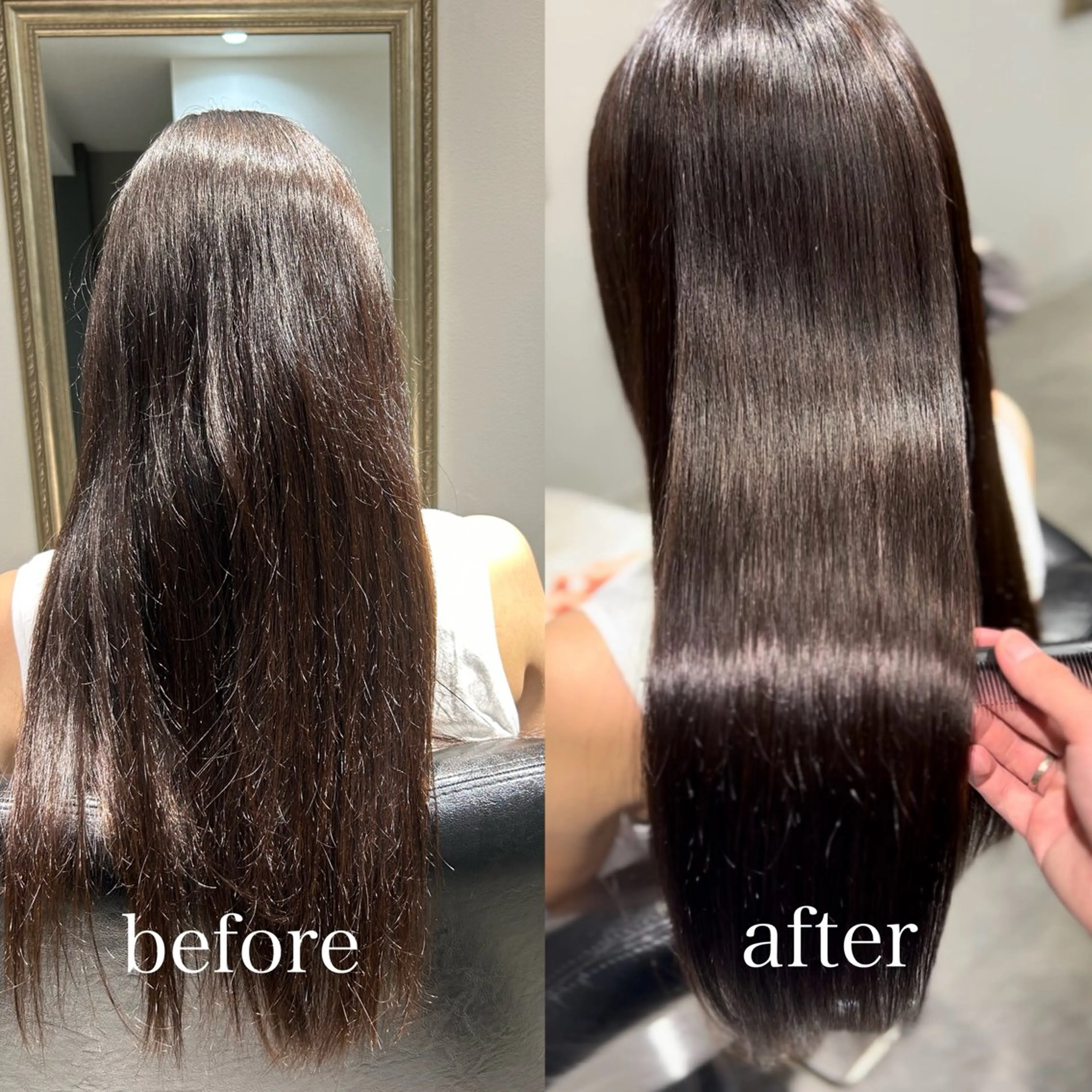 ロング カット 縮毛矯正 トリートメント 髪質改善特化🫧 梶川　歩哉のヘアスタイル