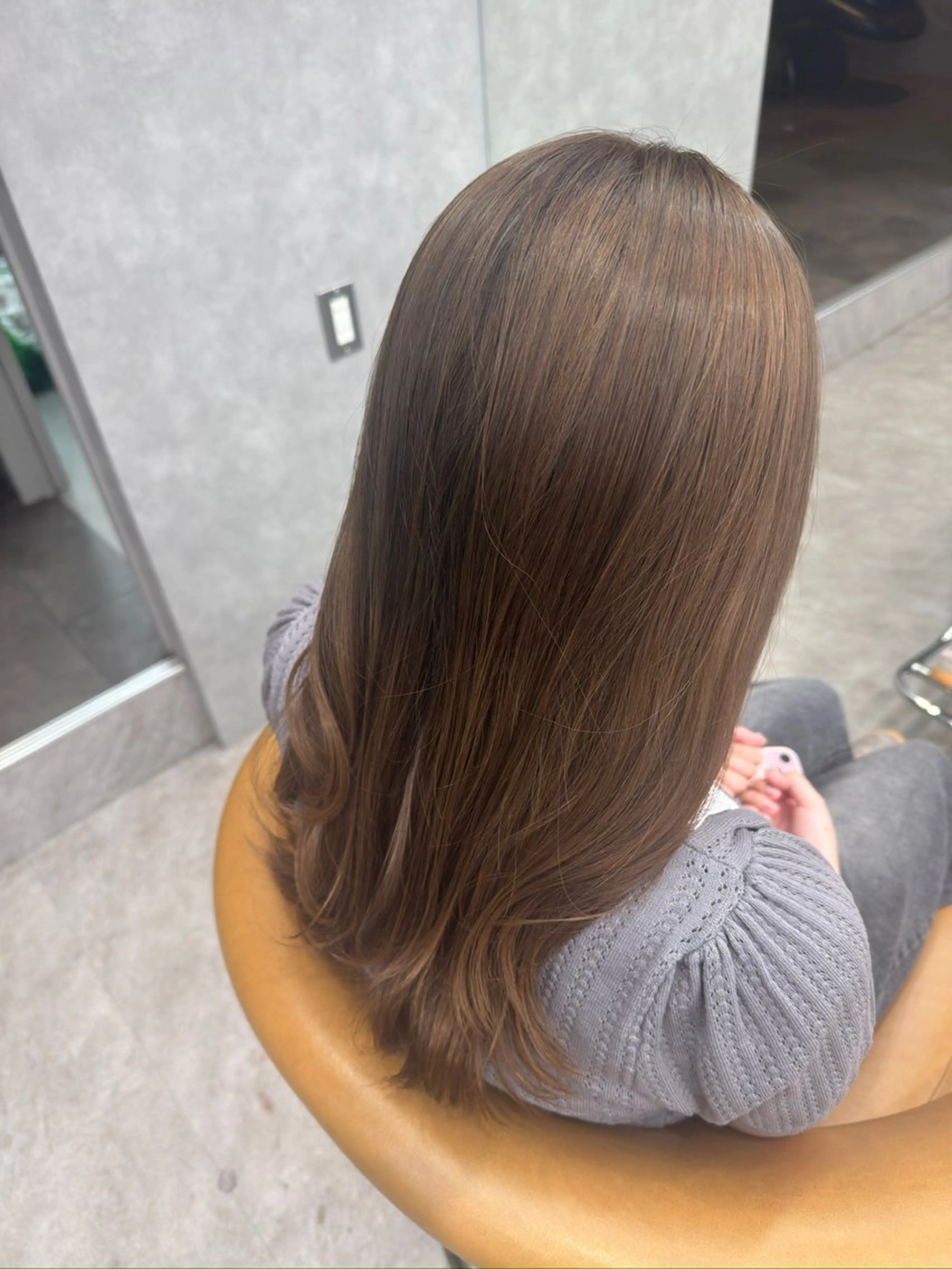 ロング ヘアカラー トリートメント 矯正/艶髪/レイヤー /ボブ/桒山航季のヘアスタイル