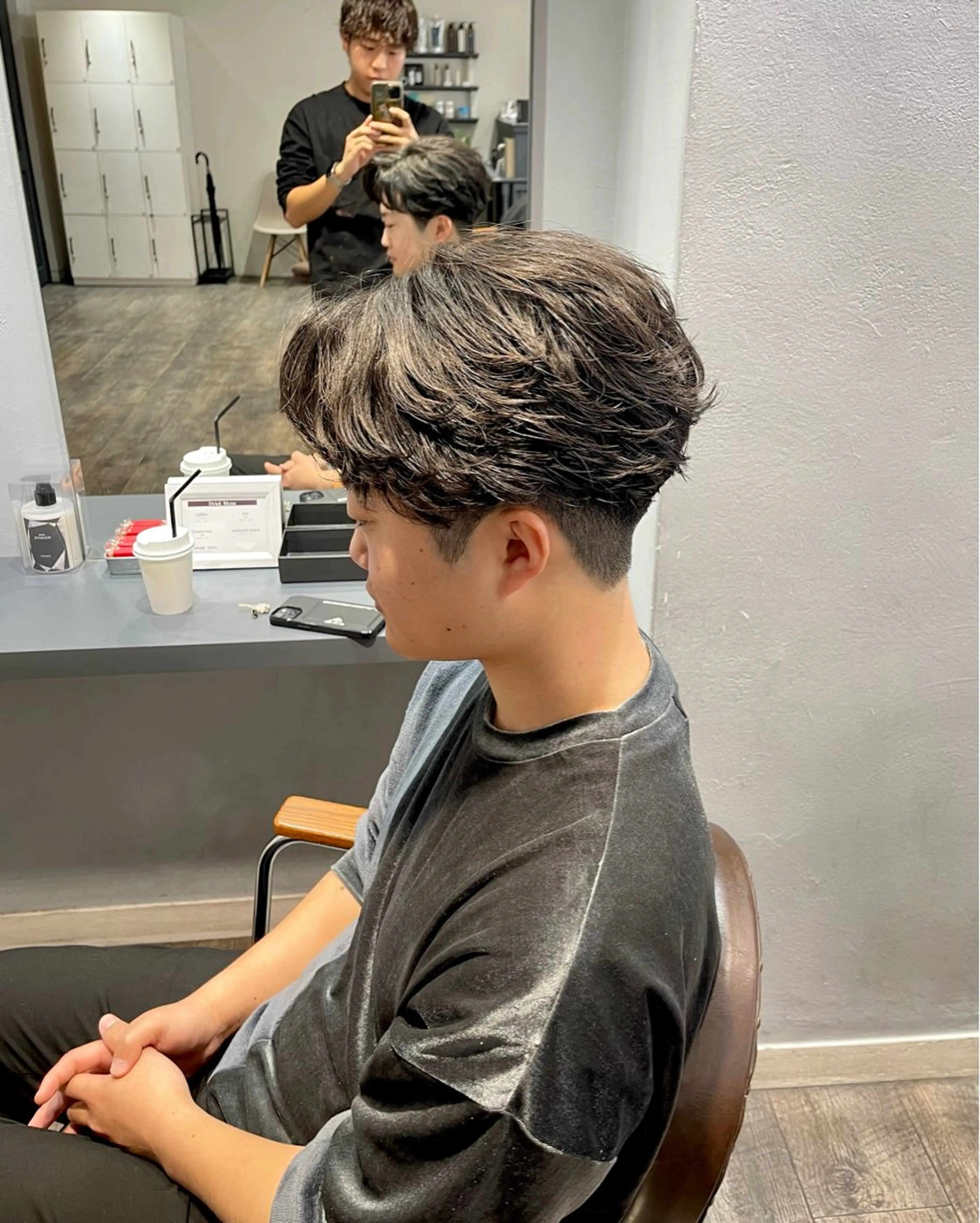 パーマ メンズ 大人男子の メンズパーマのヘアスタイル