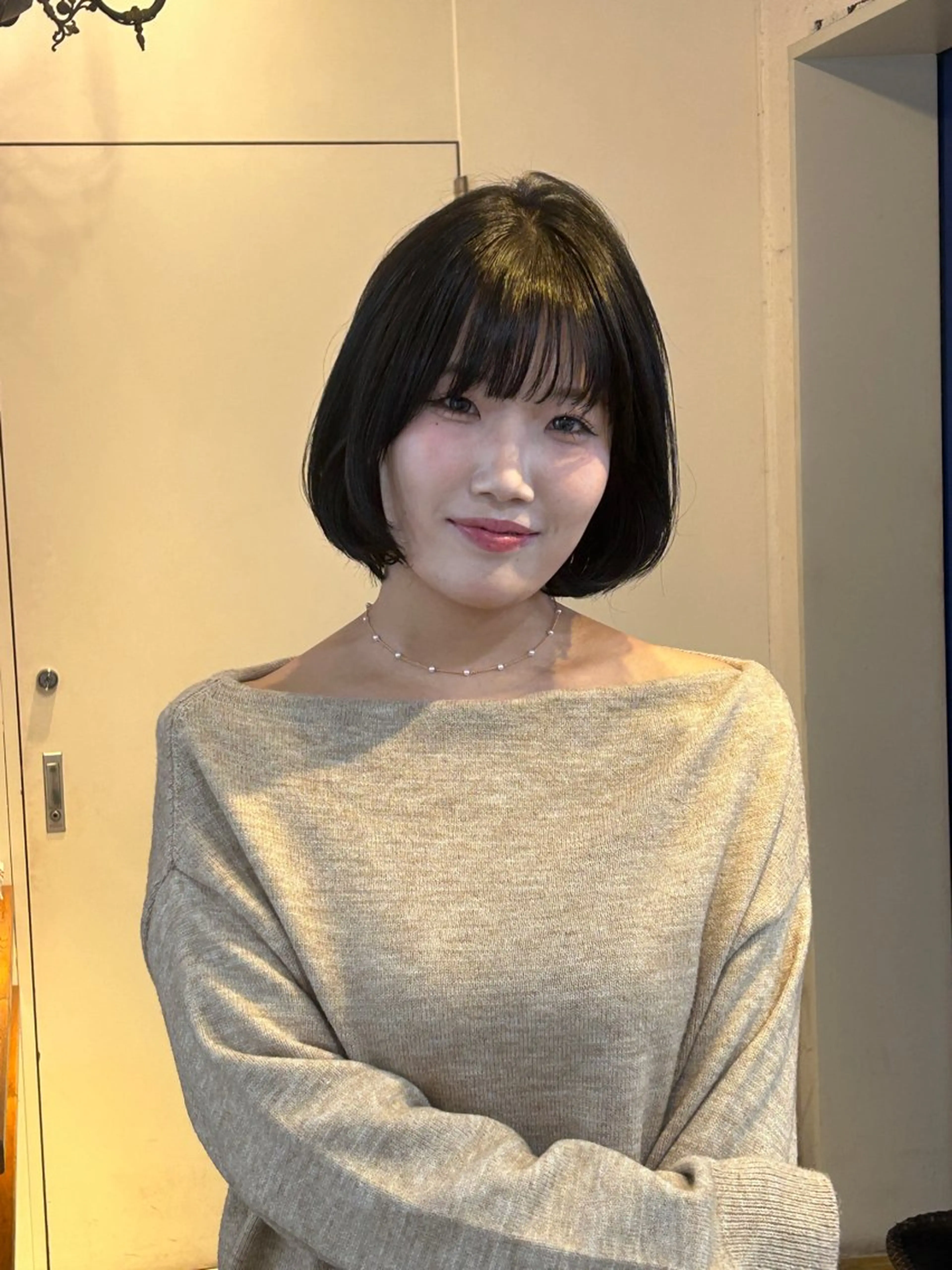 ミディアム カラー カット ヘアカラー ナチュラル大人っぽい スタイル　MAORIのヘアスタイル