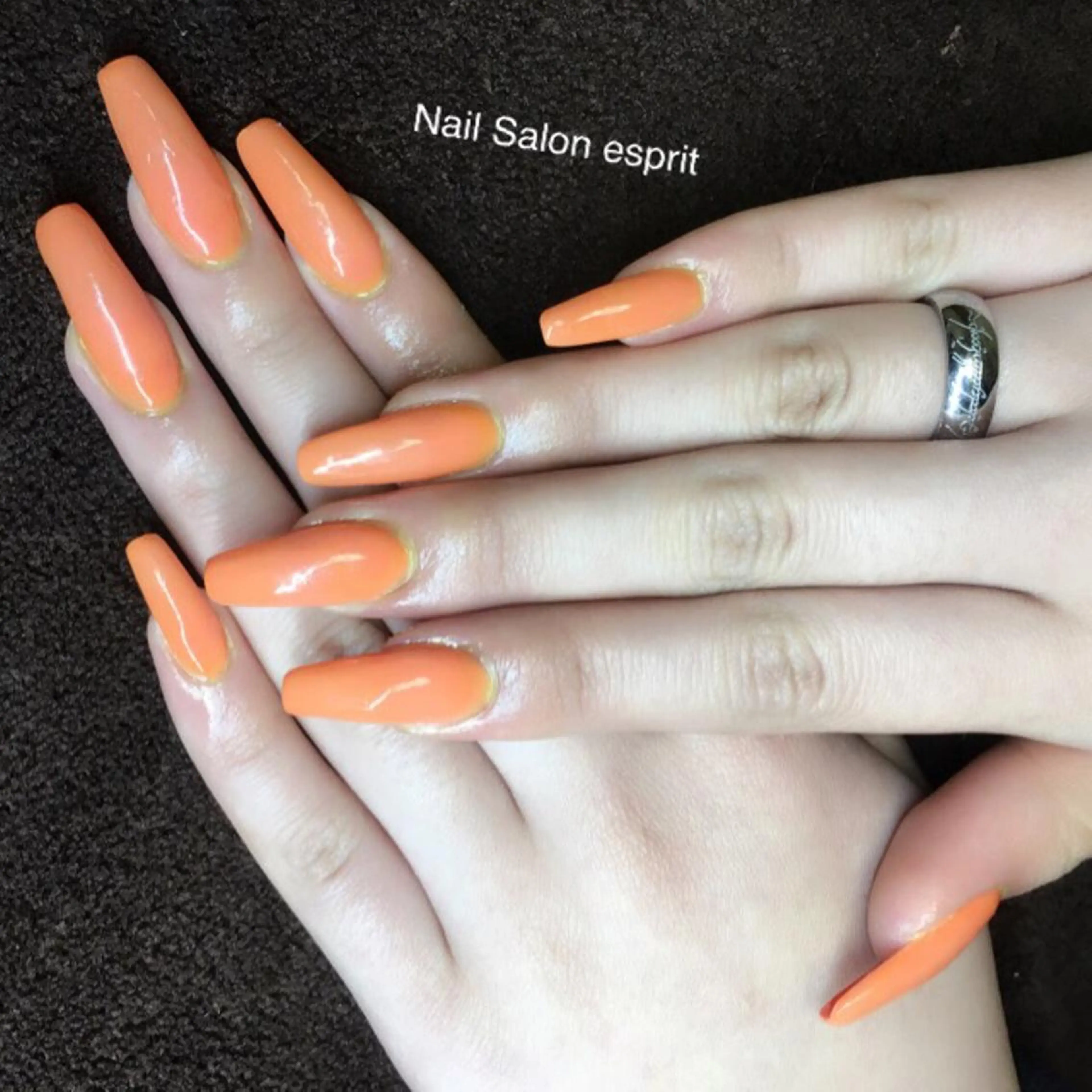ネイル ワンカラーネイル スカルプネイル ハンドネイル Nail Salon espritのネイルデザイン