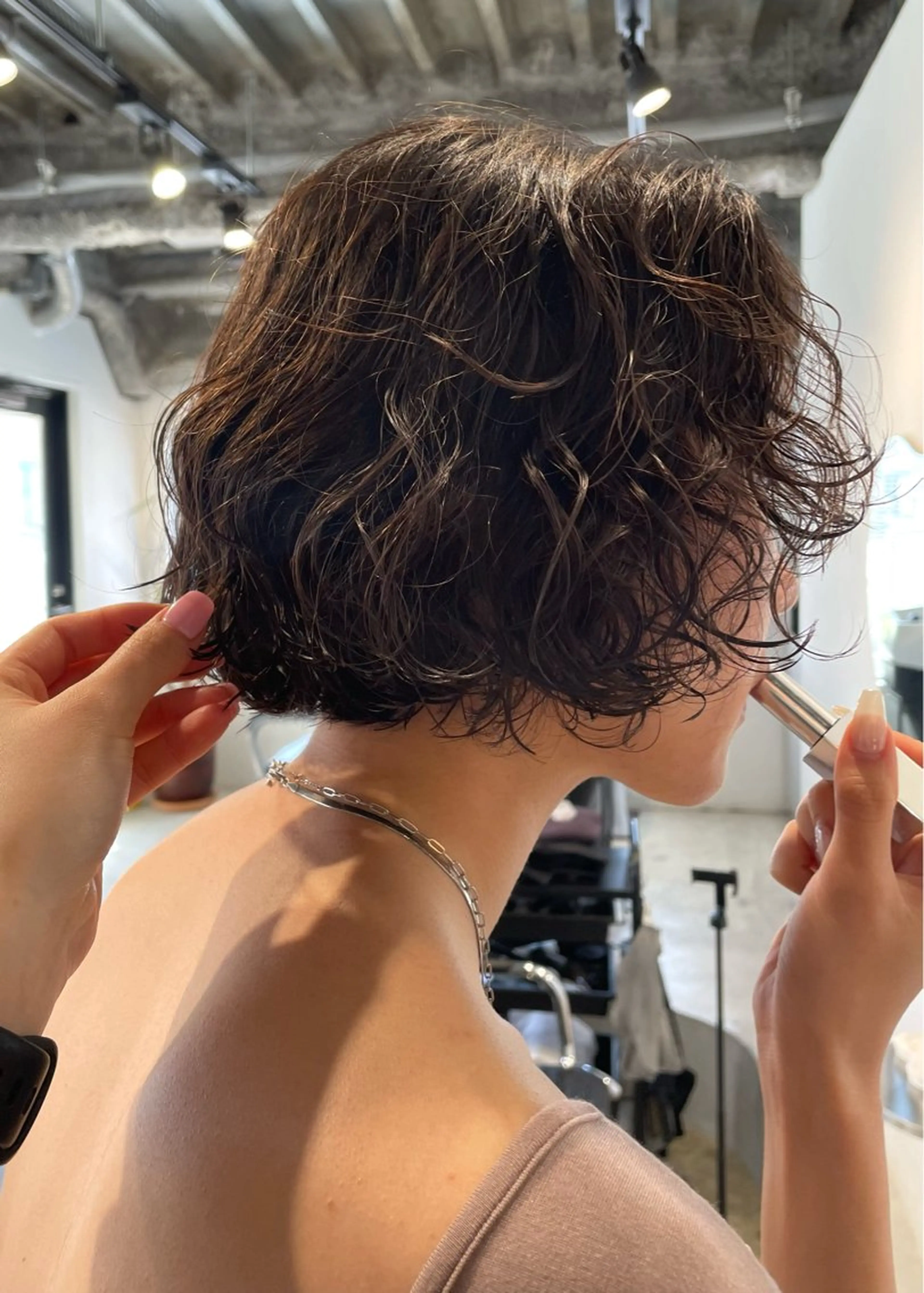 ミディアム カット パーマ groovy所属・学芸大学 /ボブ SaKuraのヘアスタイル