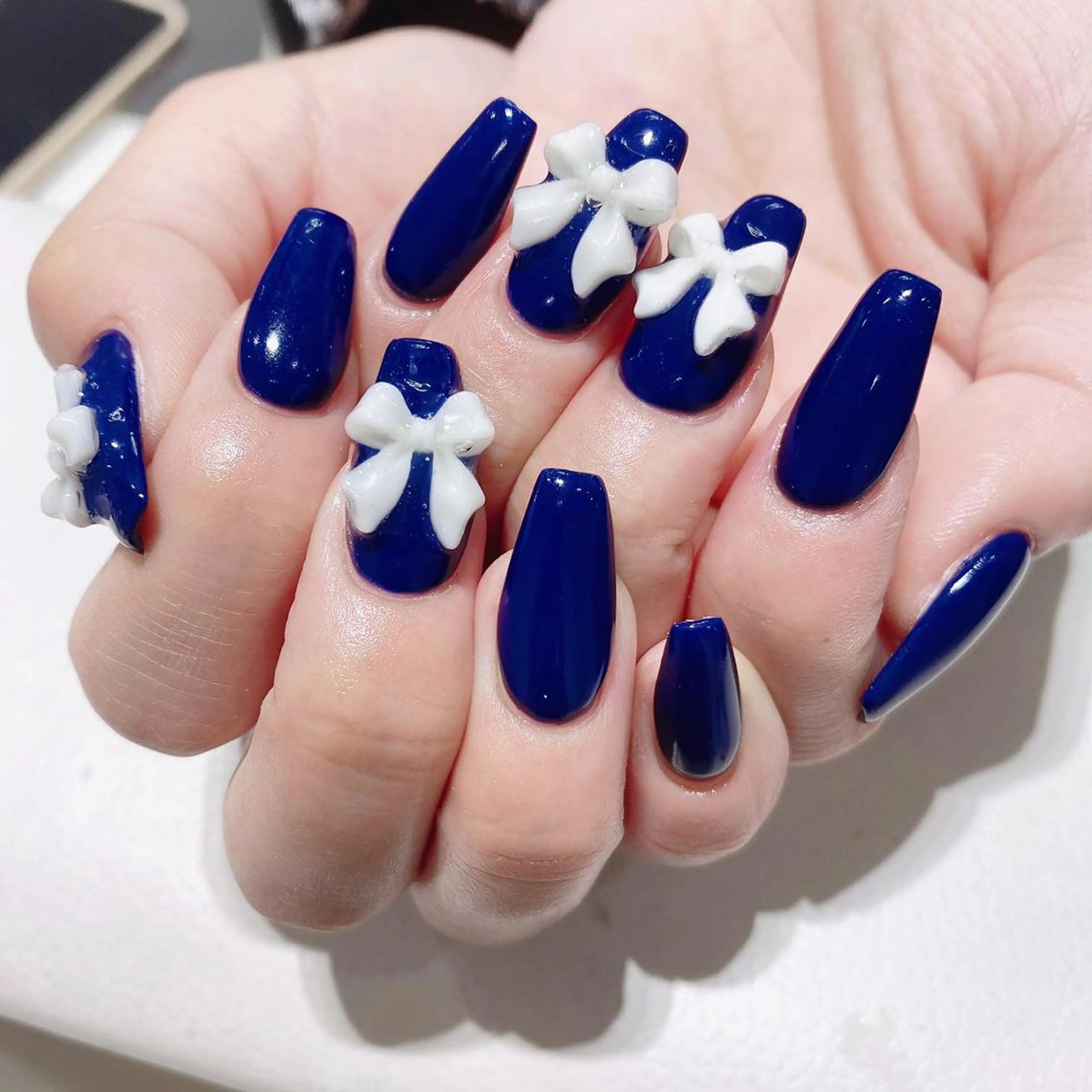 ネイル 長さ出し ネイルチップ Queens PUPUのネイルデザイン