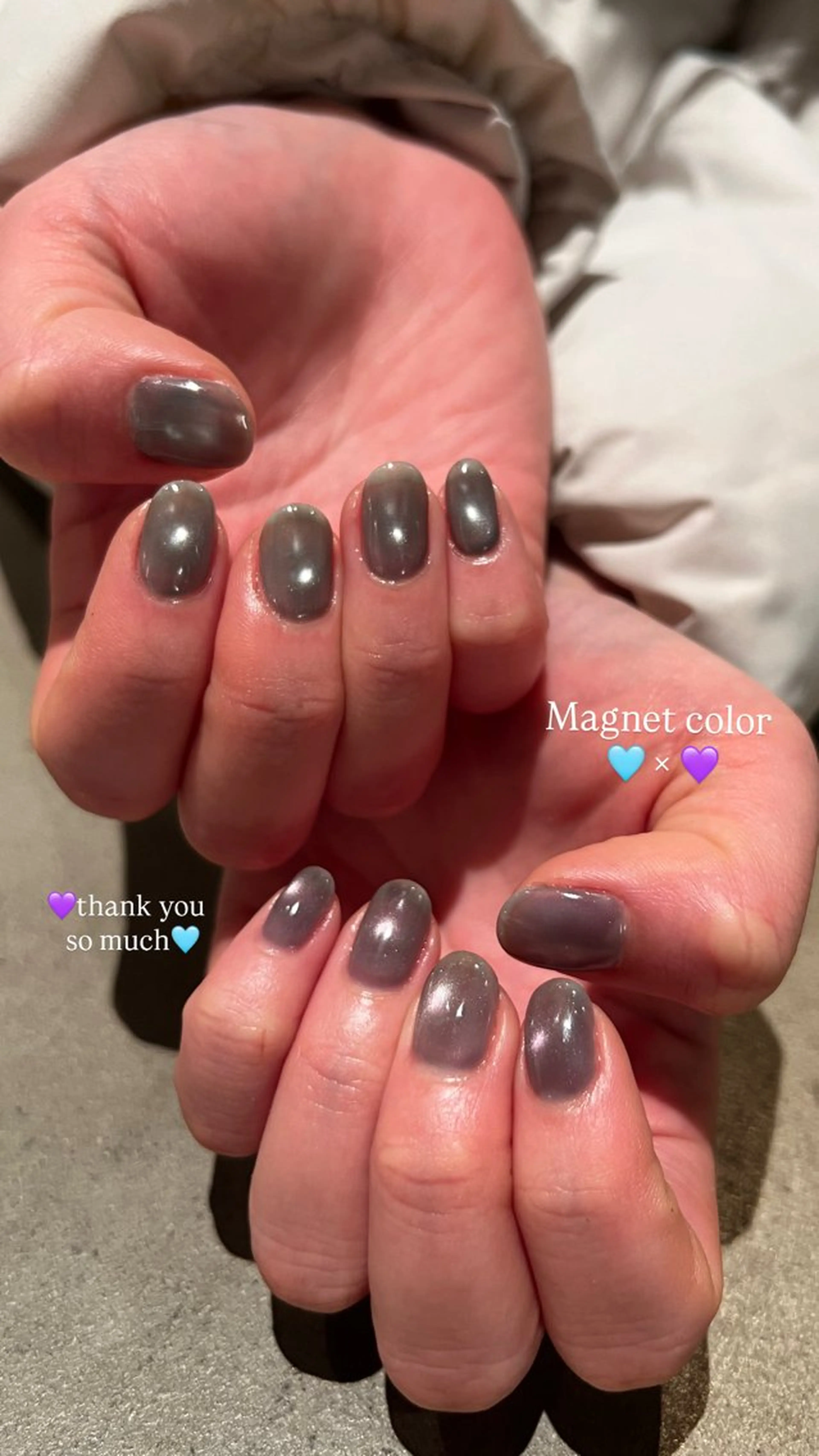 ネイル ワンカラーネイル ハンドネイル ウエチ ノリカ🐸のネイルデザイン