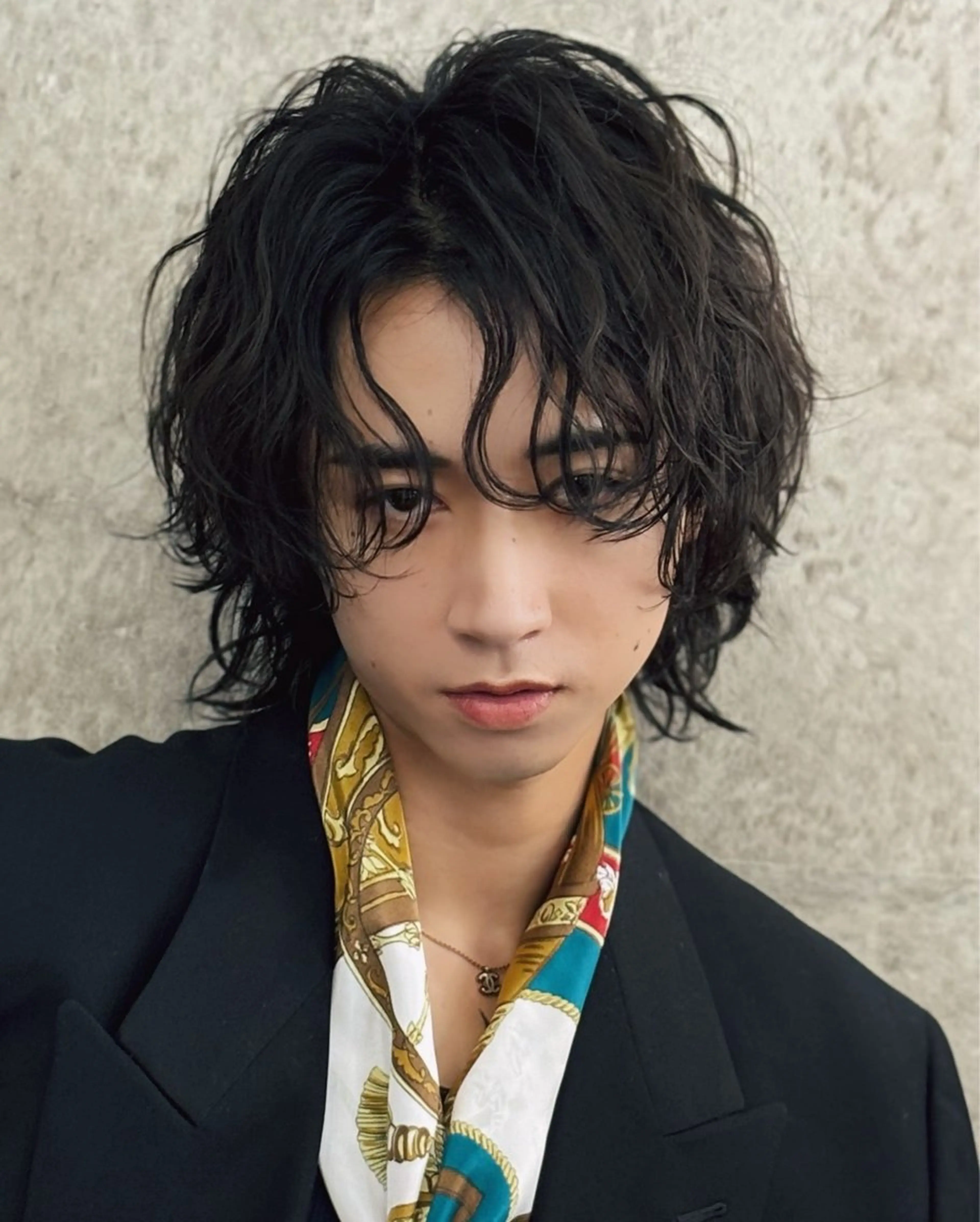 ミディアム パーマ メンズ 11.12月限定割引 fifth前比嘉💥のヘアスタイル