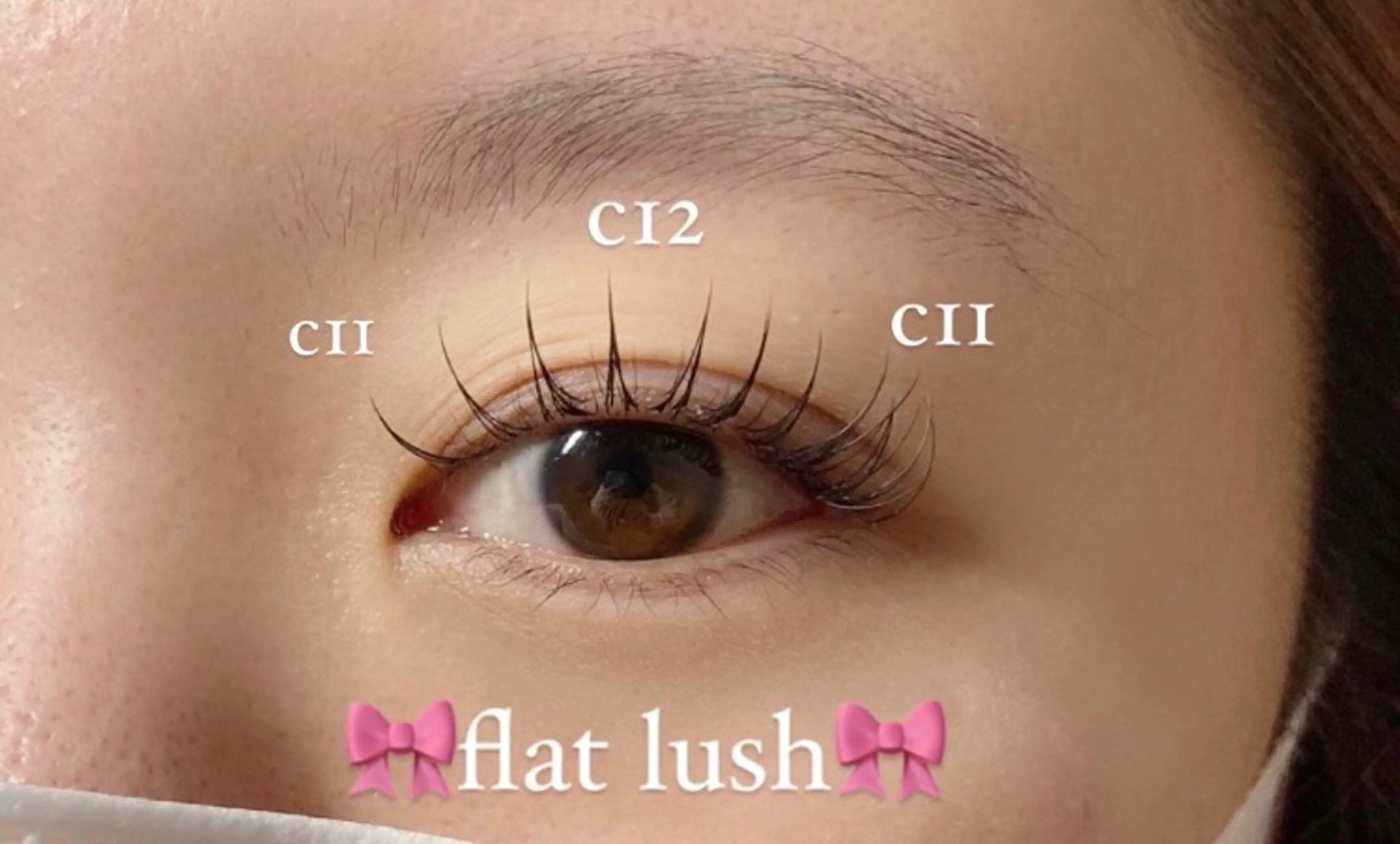 マツエク・マツパ フラットラッシュ 𓊆ᶠᵉᵉʸ𓊇 ᶜᴴᴵᴴᴬᴿᵁのマツエク・マツパデザイン