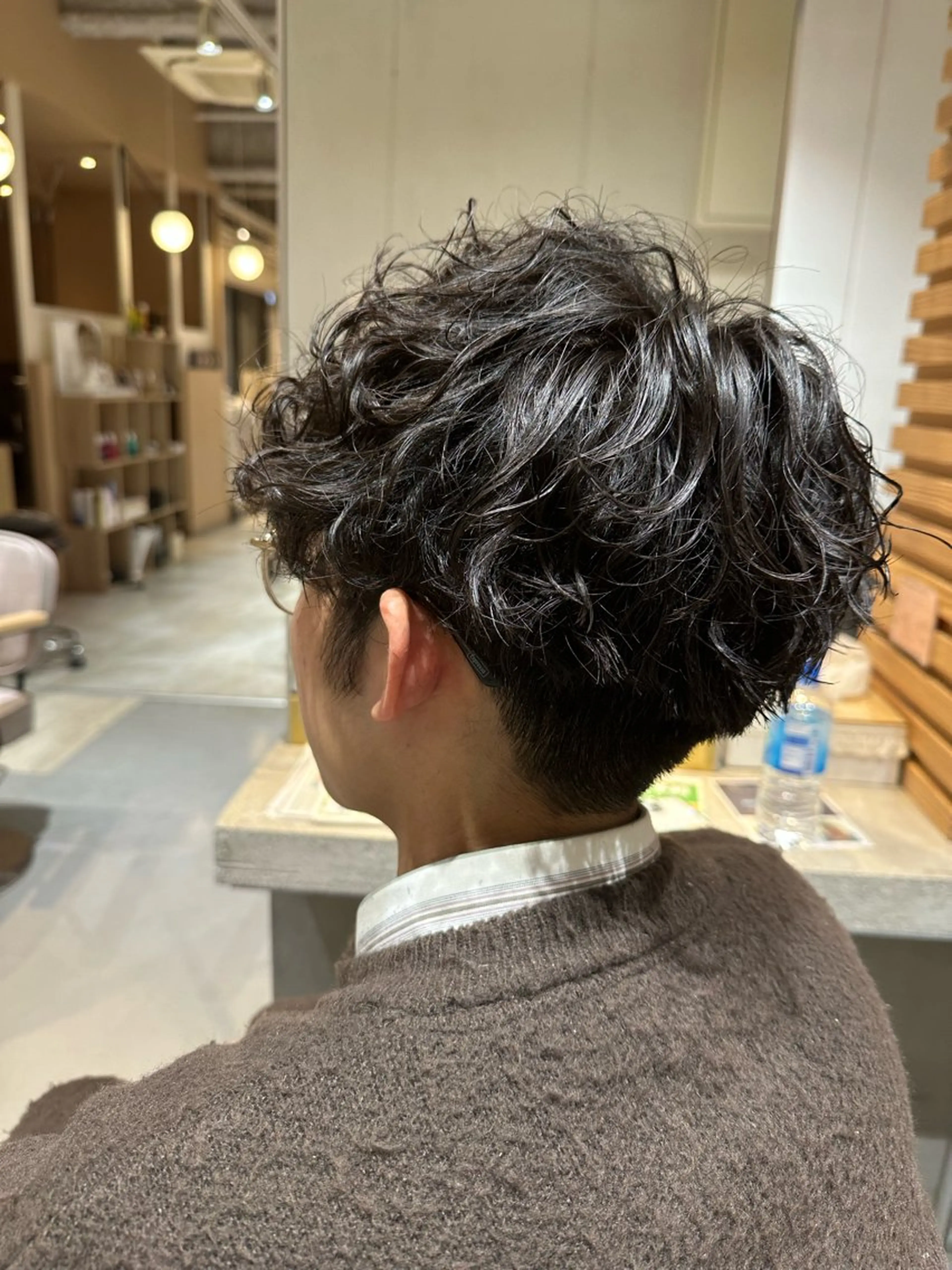 パーマ メンズ メンズパーマ 波巻きパーマ ショートスタイル/ 純のヘアスタイル