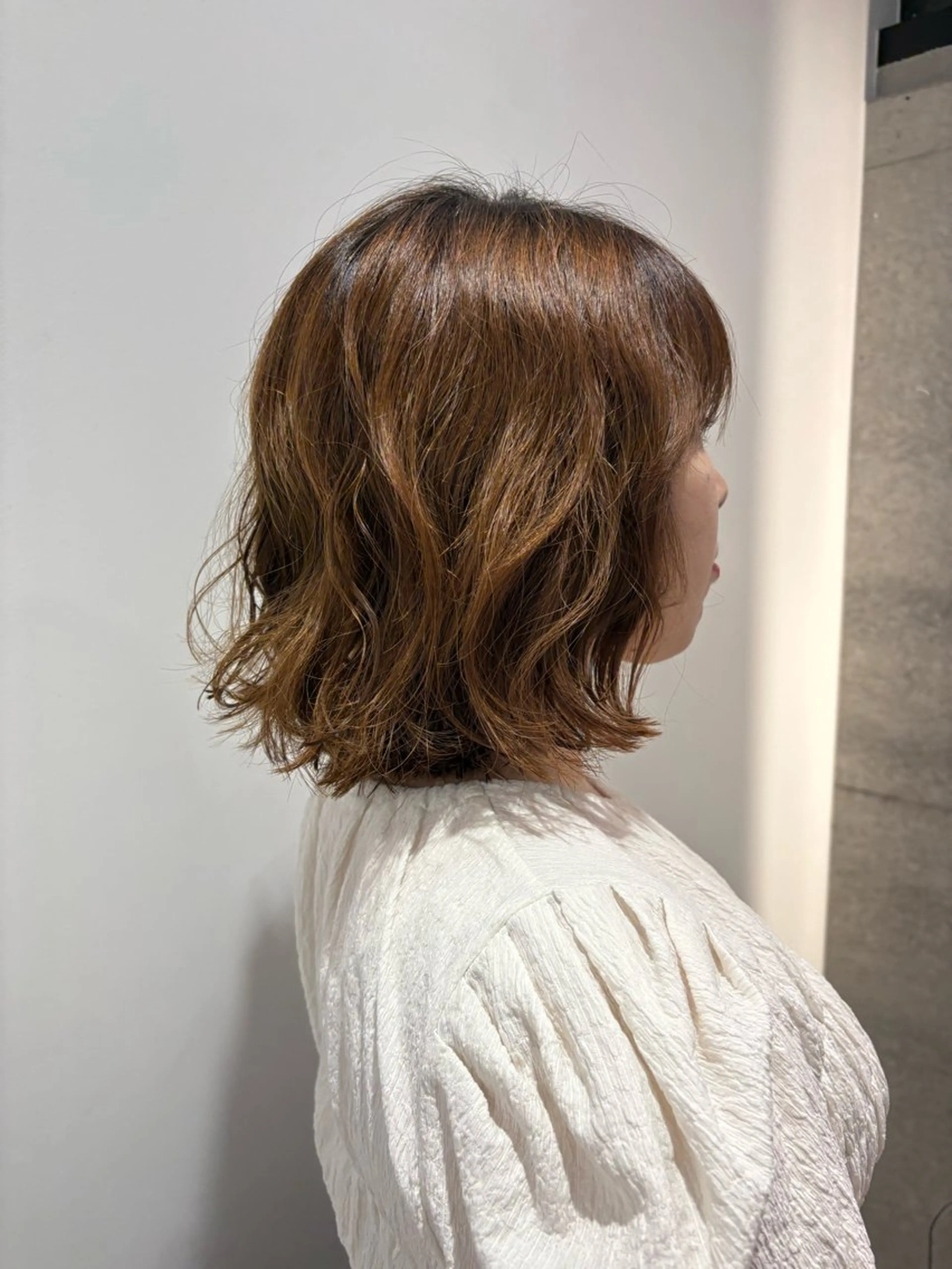 ミディアム ミディアムパーマ Watanabe Maiのヘアスタイル