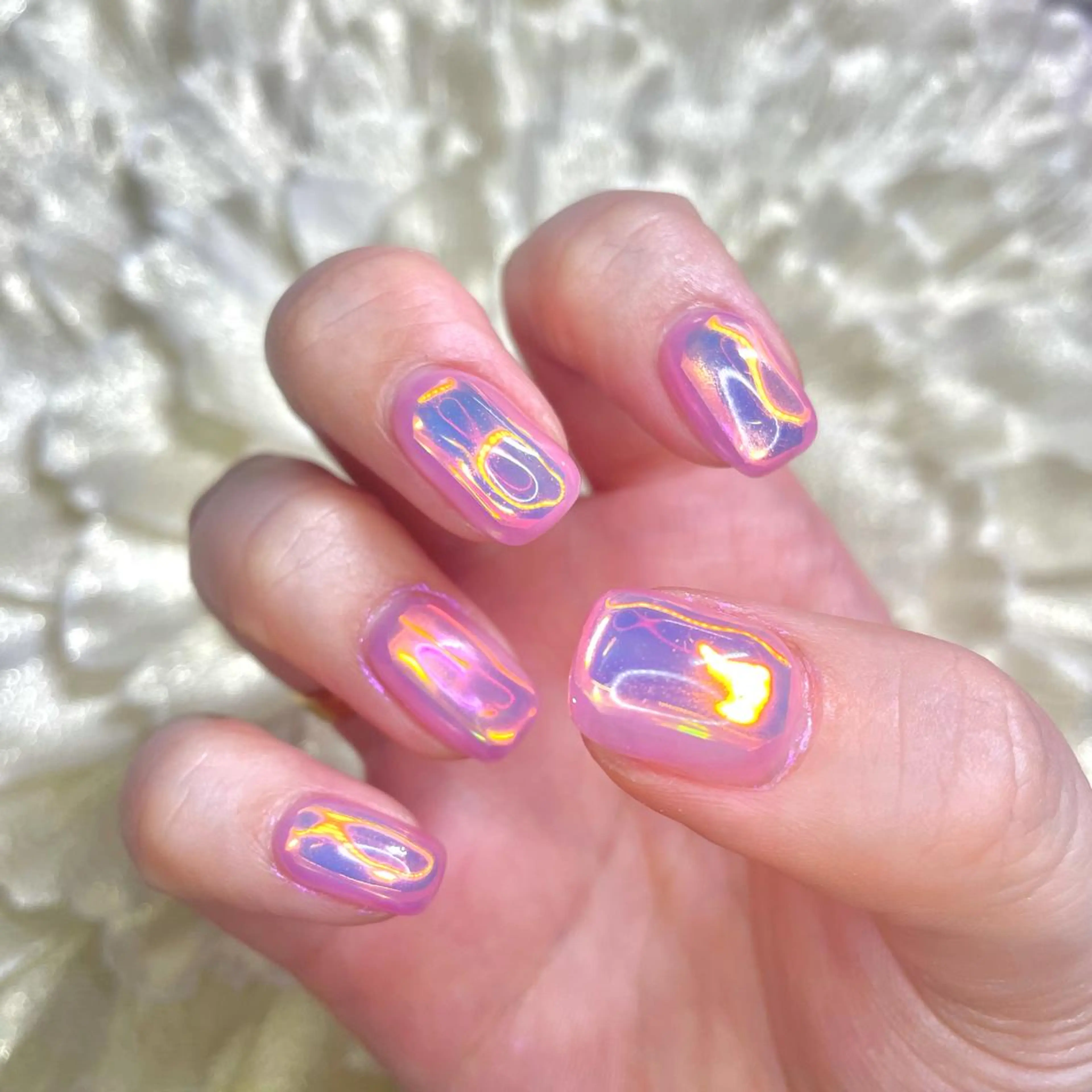 ネイル 氷ネイル・うるうるネイル J terrace Nailのネイルデザイン