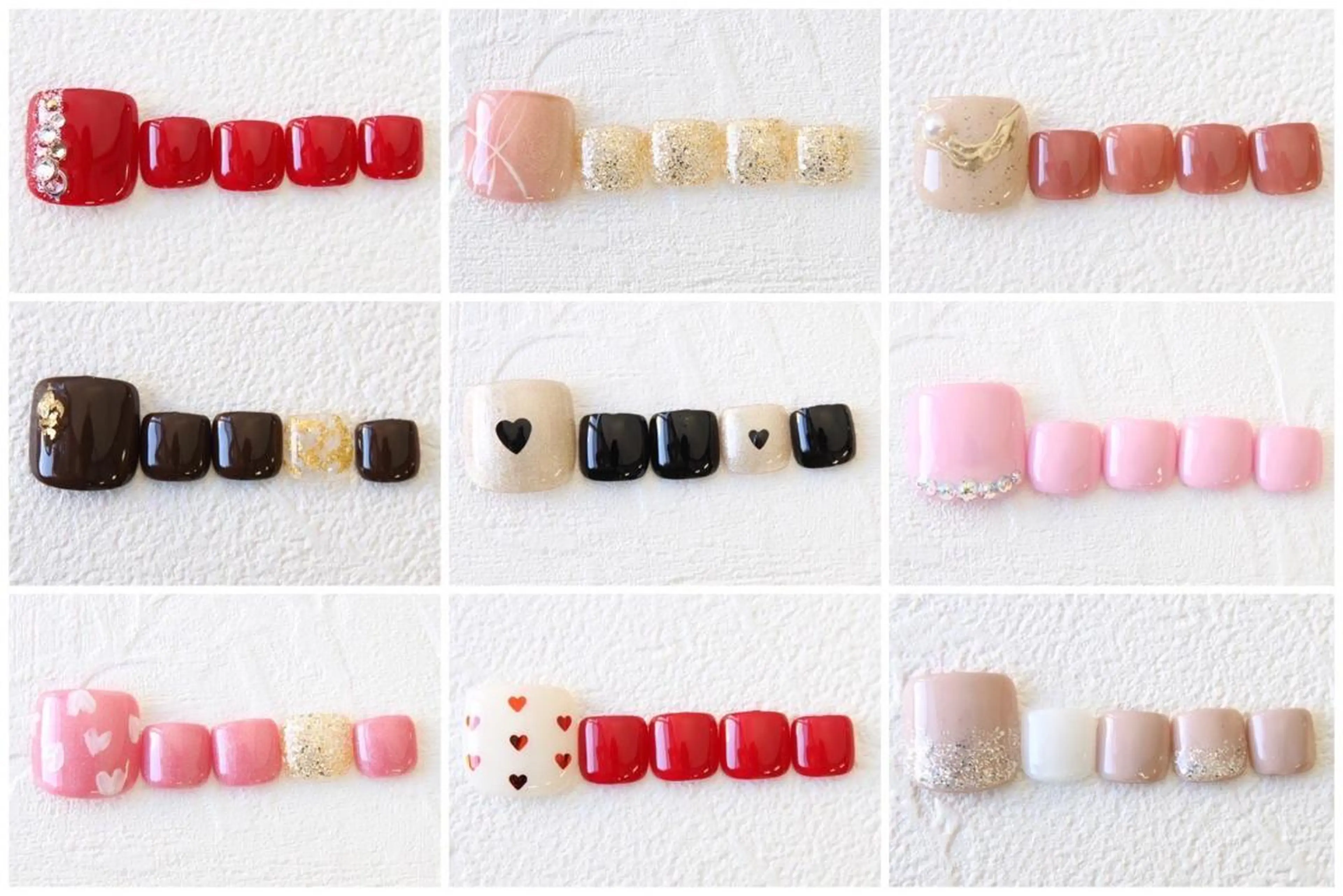 ネイル フットネイル シンプルネイル クレアラルーチェ 広島店のネイルデザイン