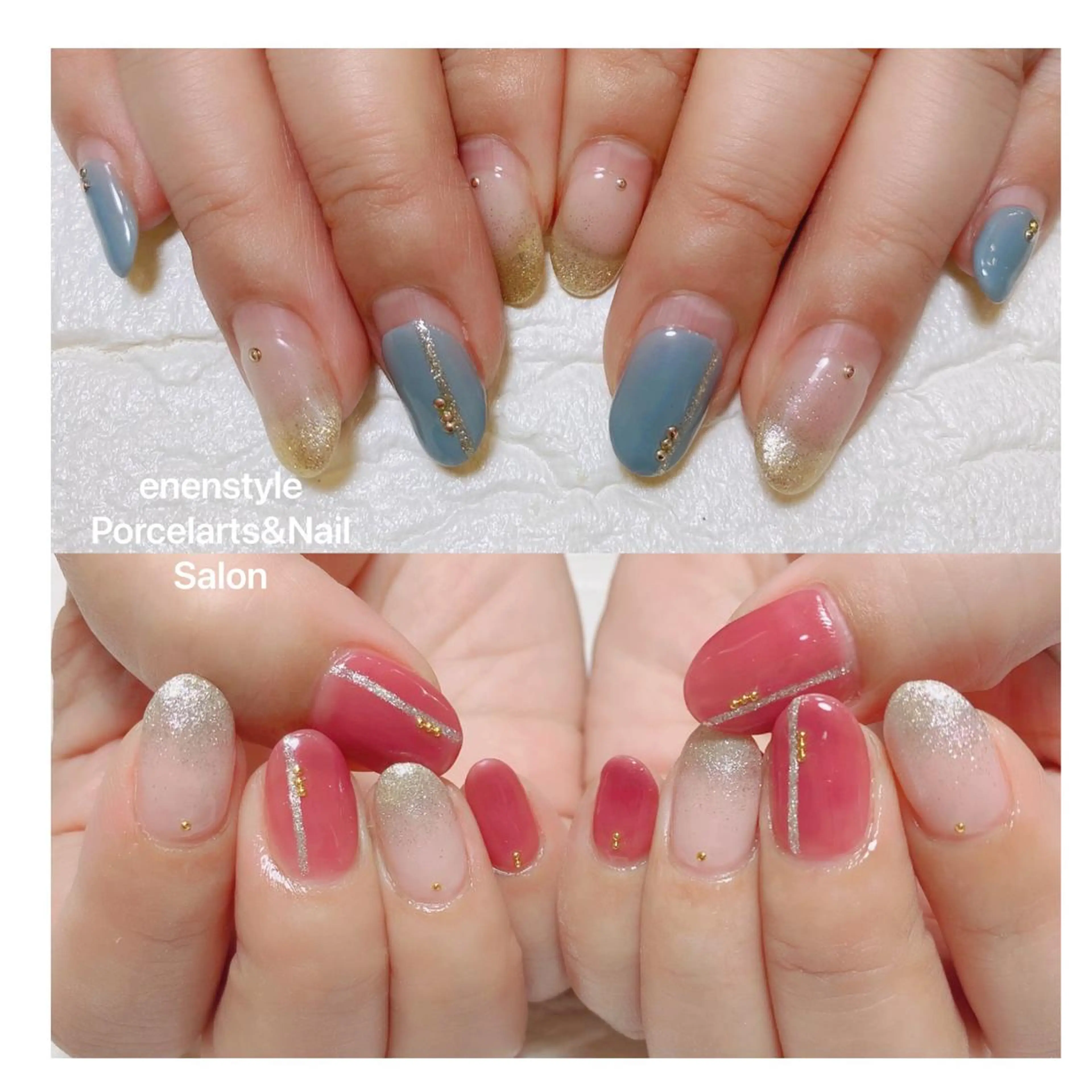 ミディアム ネイル 👑enen style👑のネイルデザイン