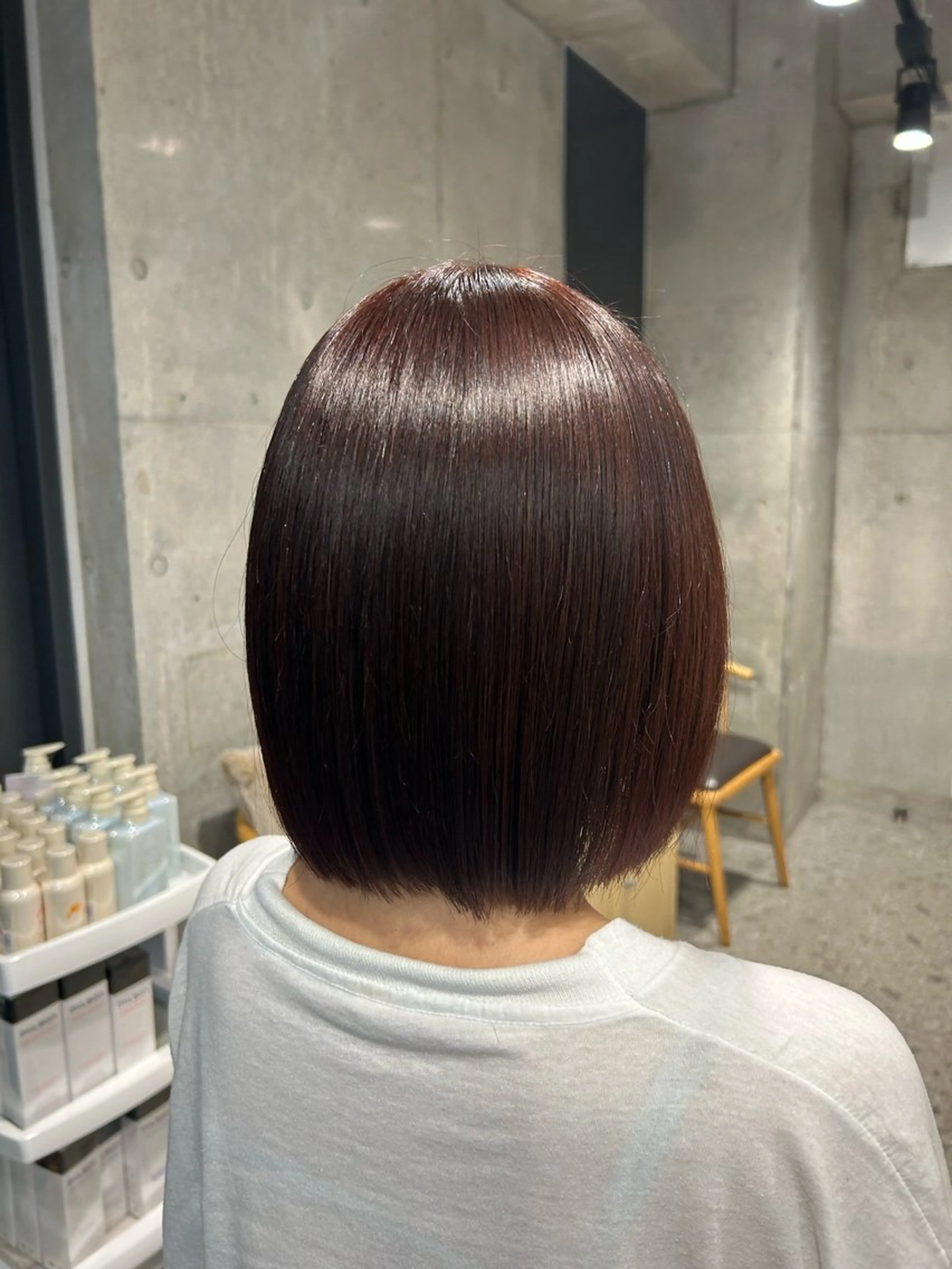 カラー レッドカラー カット ヘアカラー 🍎ブリーチカラー 🍎KUREA🍎のヘアスタイル