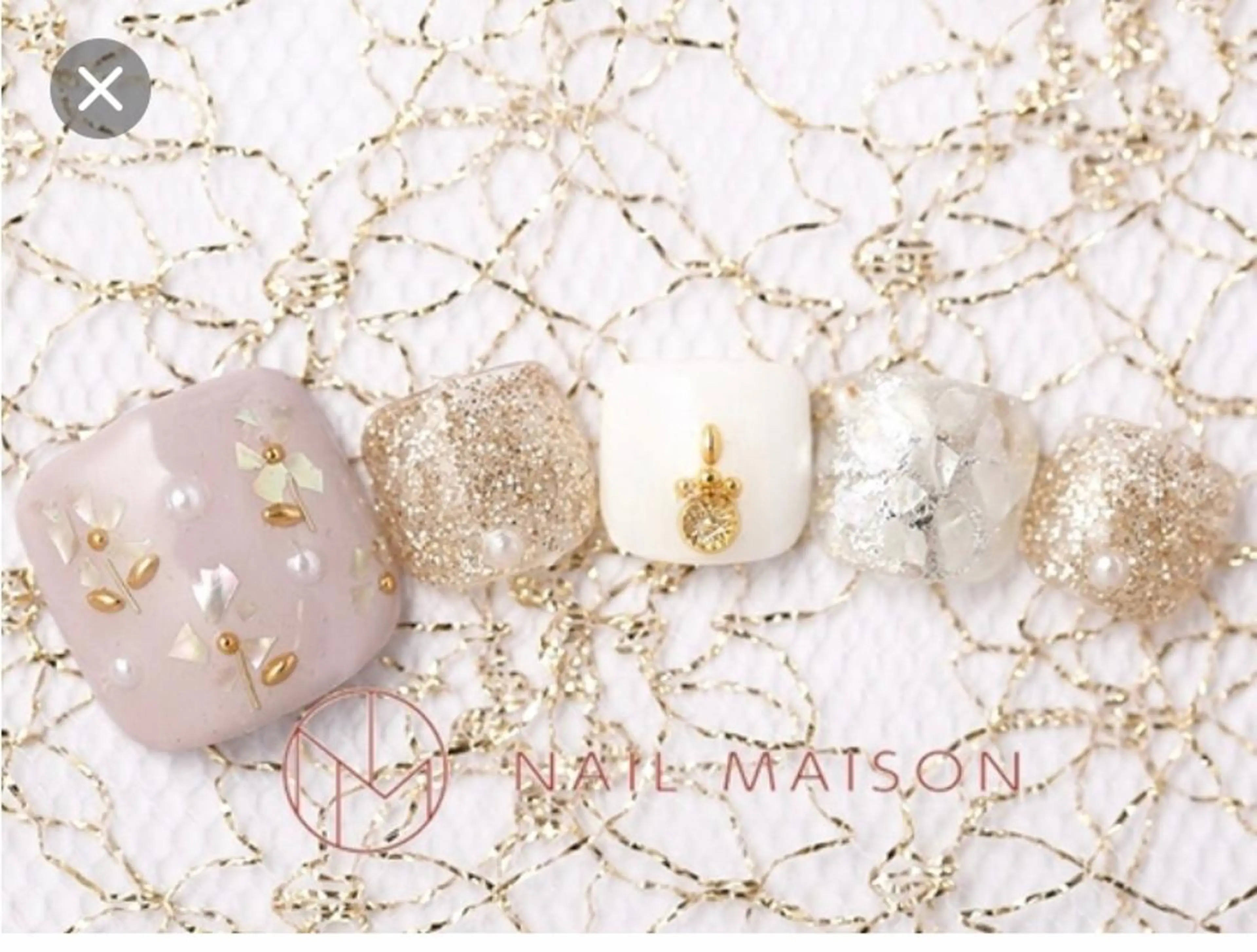 ネイル フットネイル Nagashima    Kのネイルデザイン