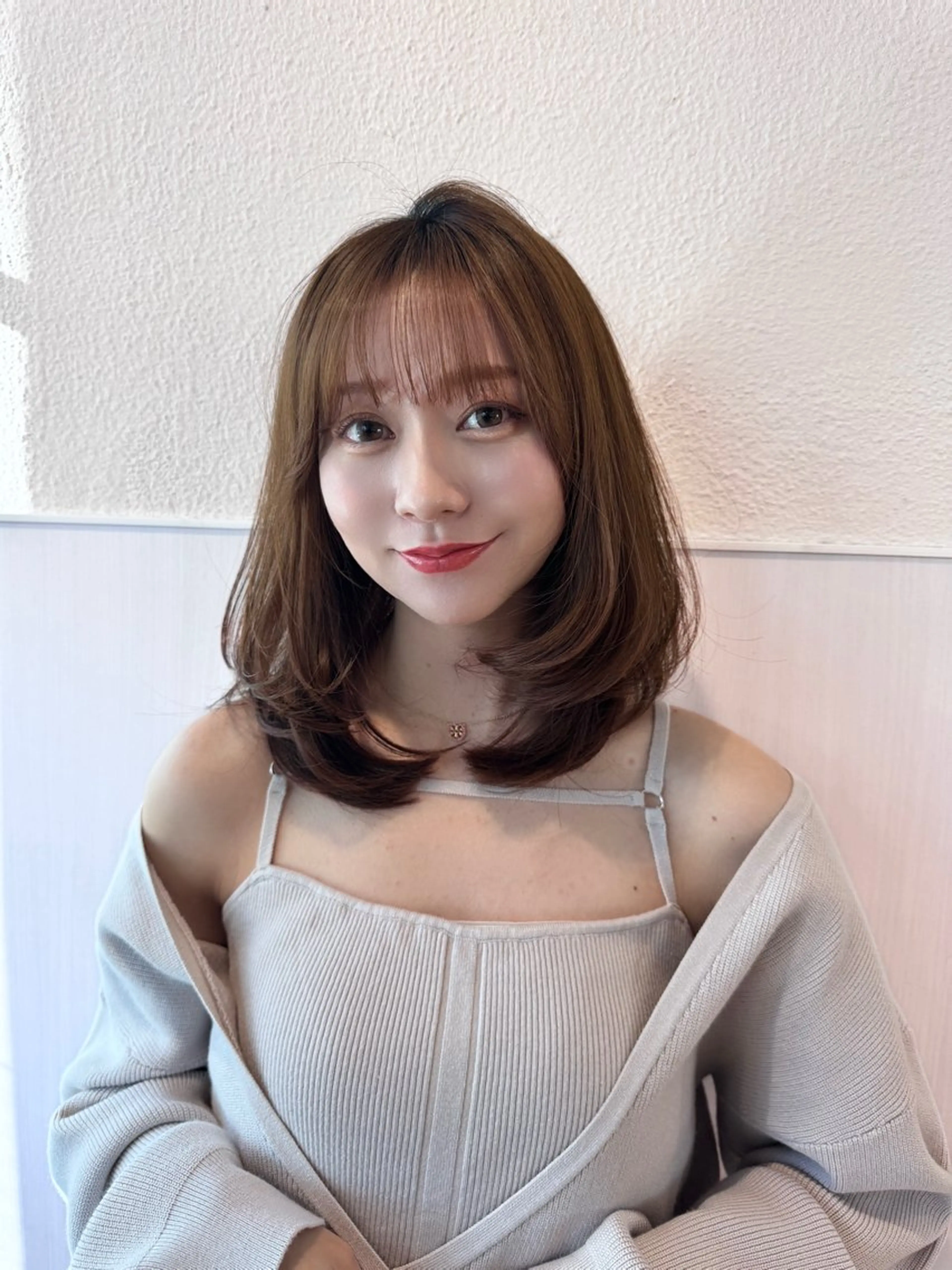 シャンプーブローからセットまで🌱似合わせカット＋"補修ヘアマスク"補修トリートメント✨の写真