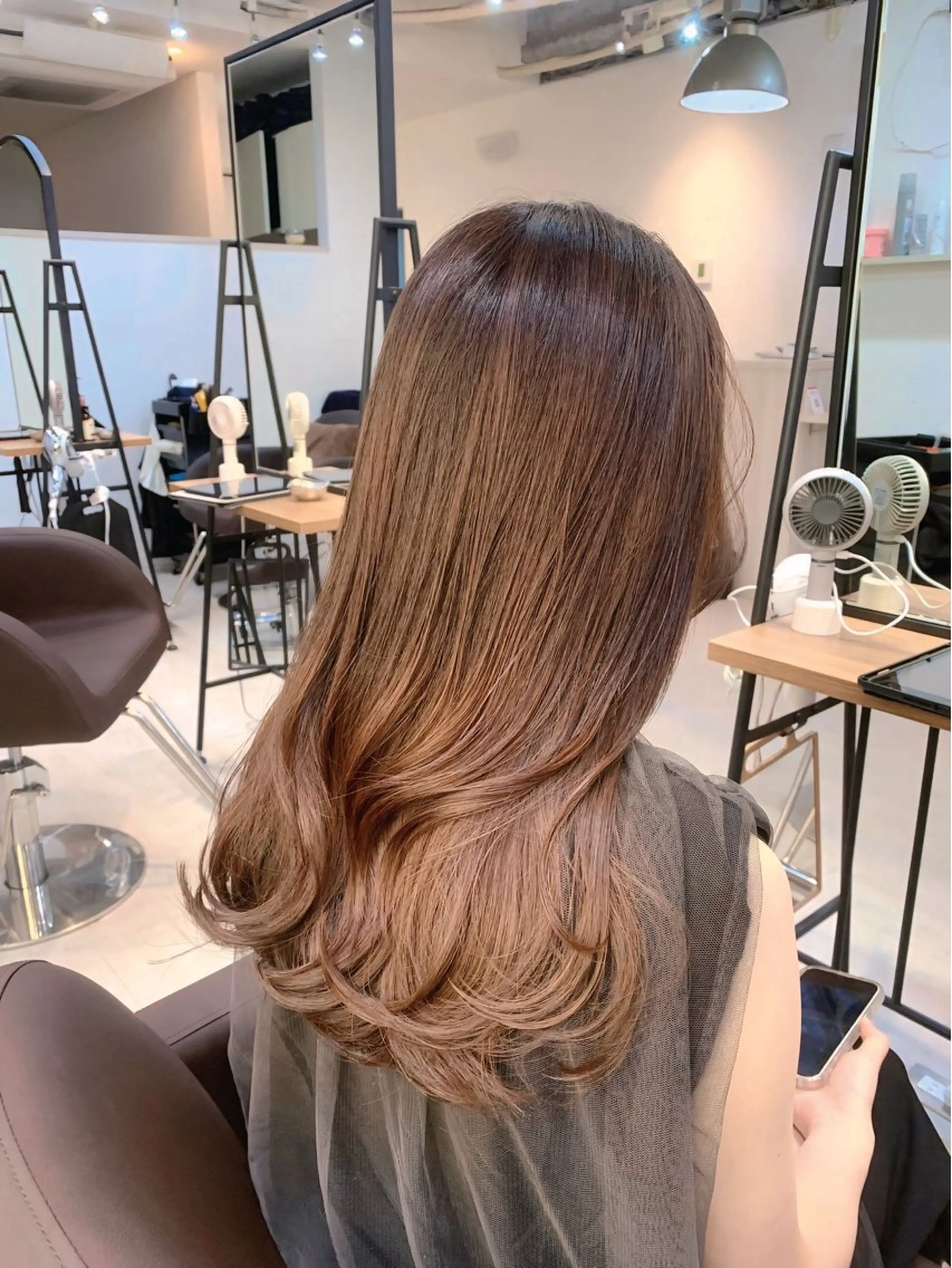 ロング カラー カット ヘアカラー トリートメント 前田 健太のヘアスタイル