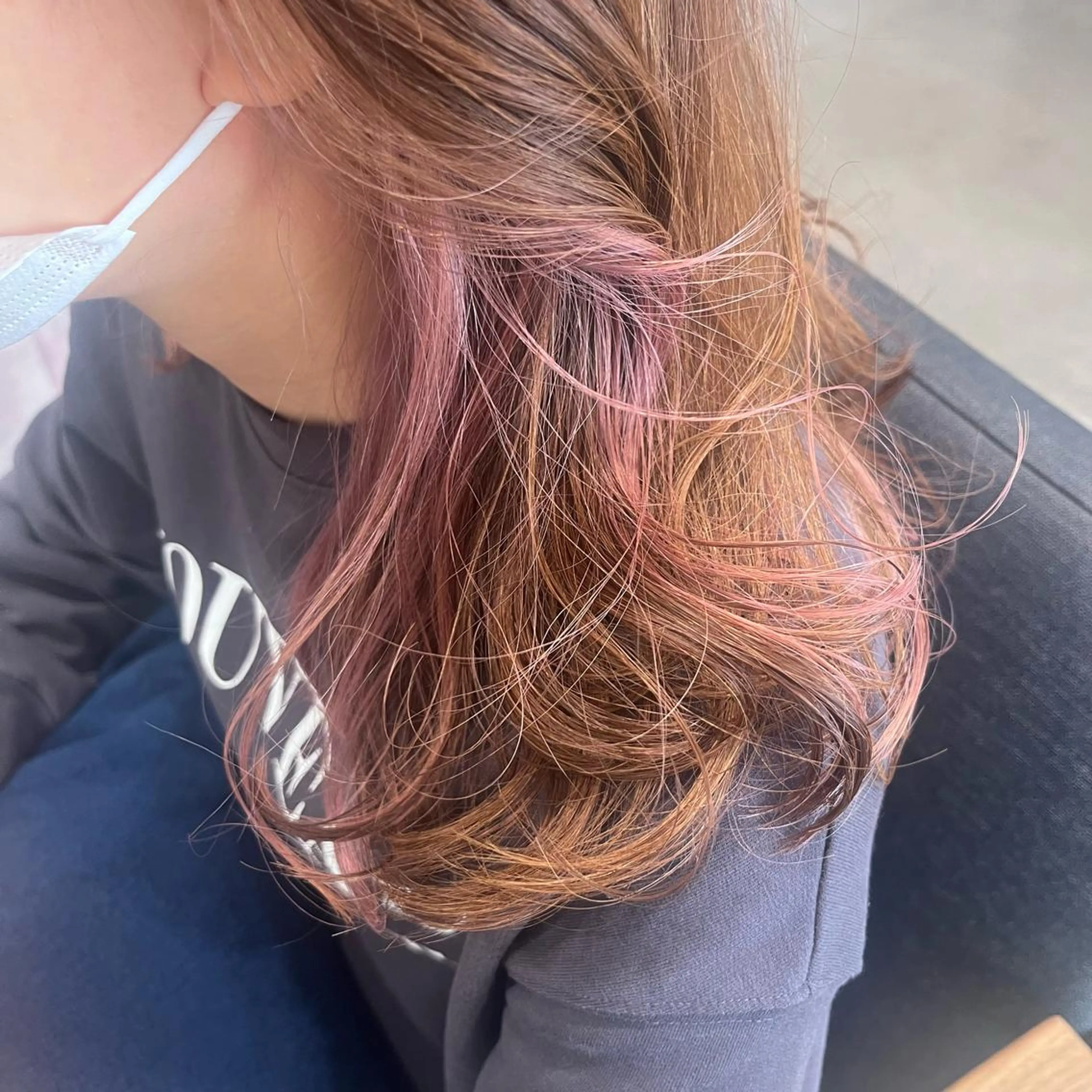 セミロング カラー ピンクカラー 🌷レイヤーカット/ フルキシオリ🌷のヘアスタイル