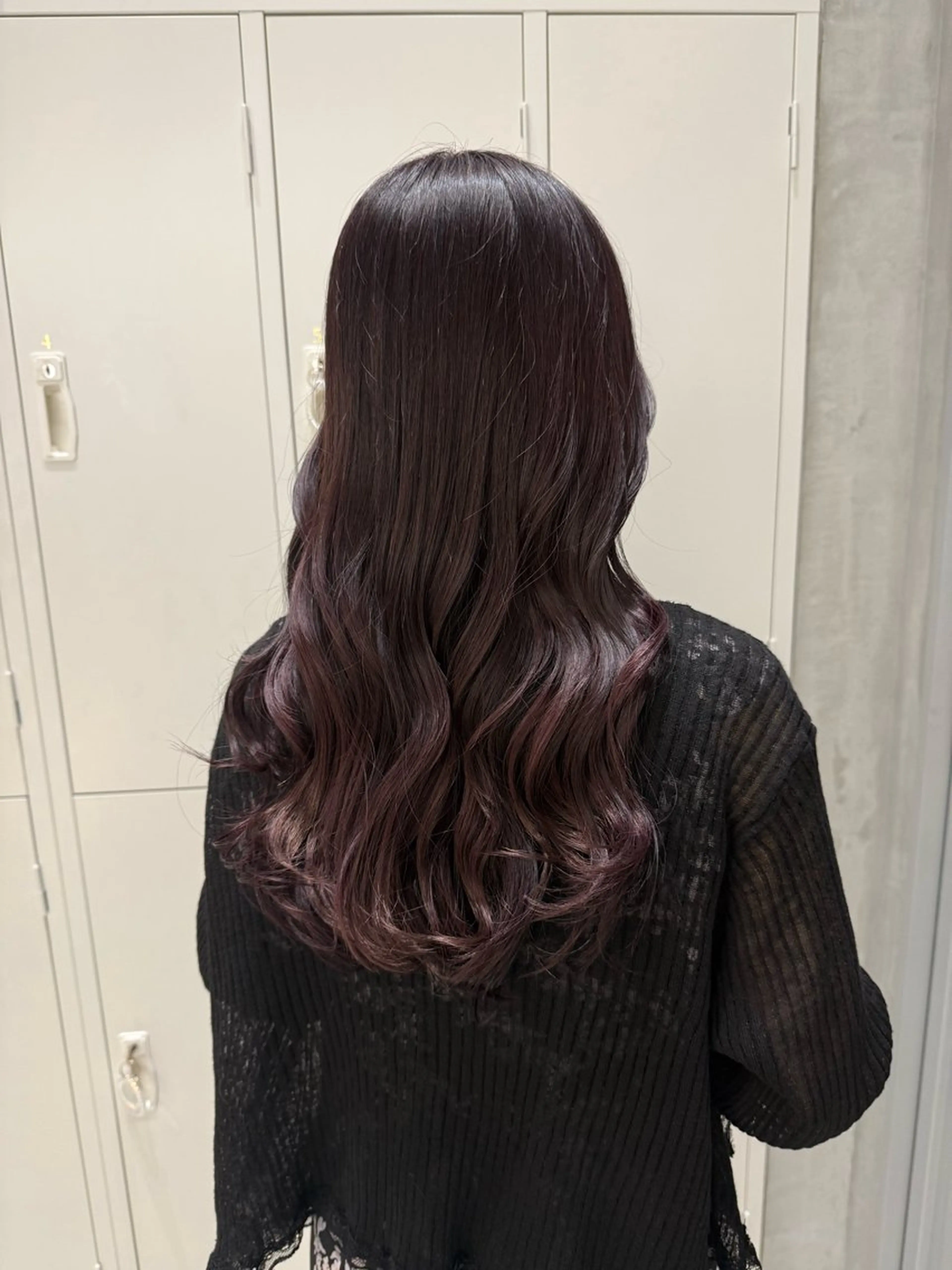 ロング カラー ラベンダーカラー ピンクカラー ピンクラベンダー 似合わせカラー/ヘア セット💐本多恵美のヘアスタイル