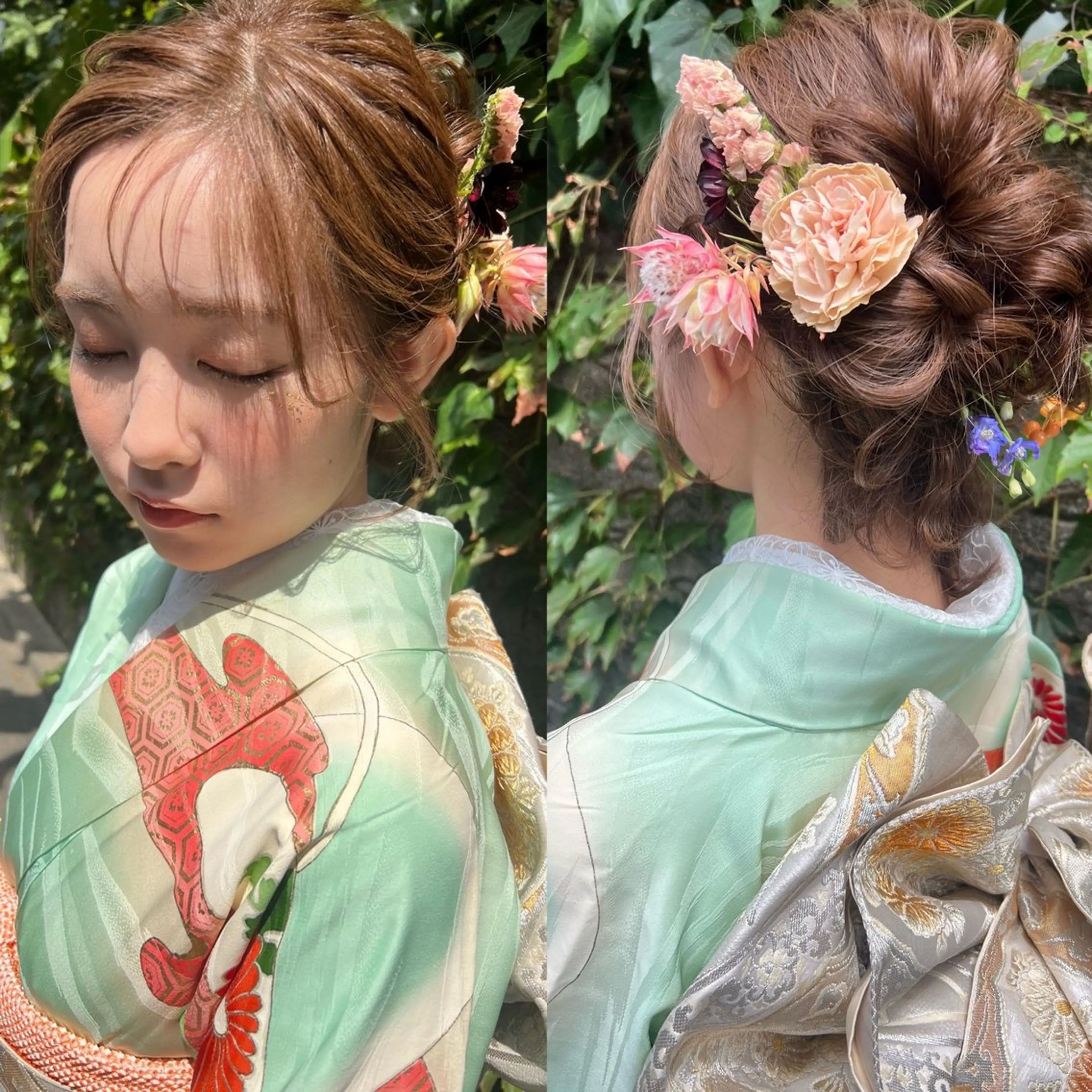 ヘアアレンジ 成人式 大人可愛いヘアメイク 💋🧚‍♀️しずかのヘアスタイル