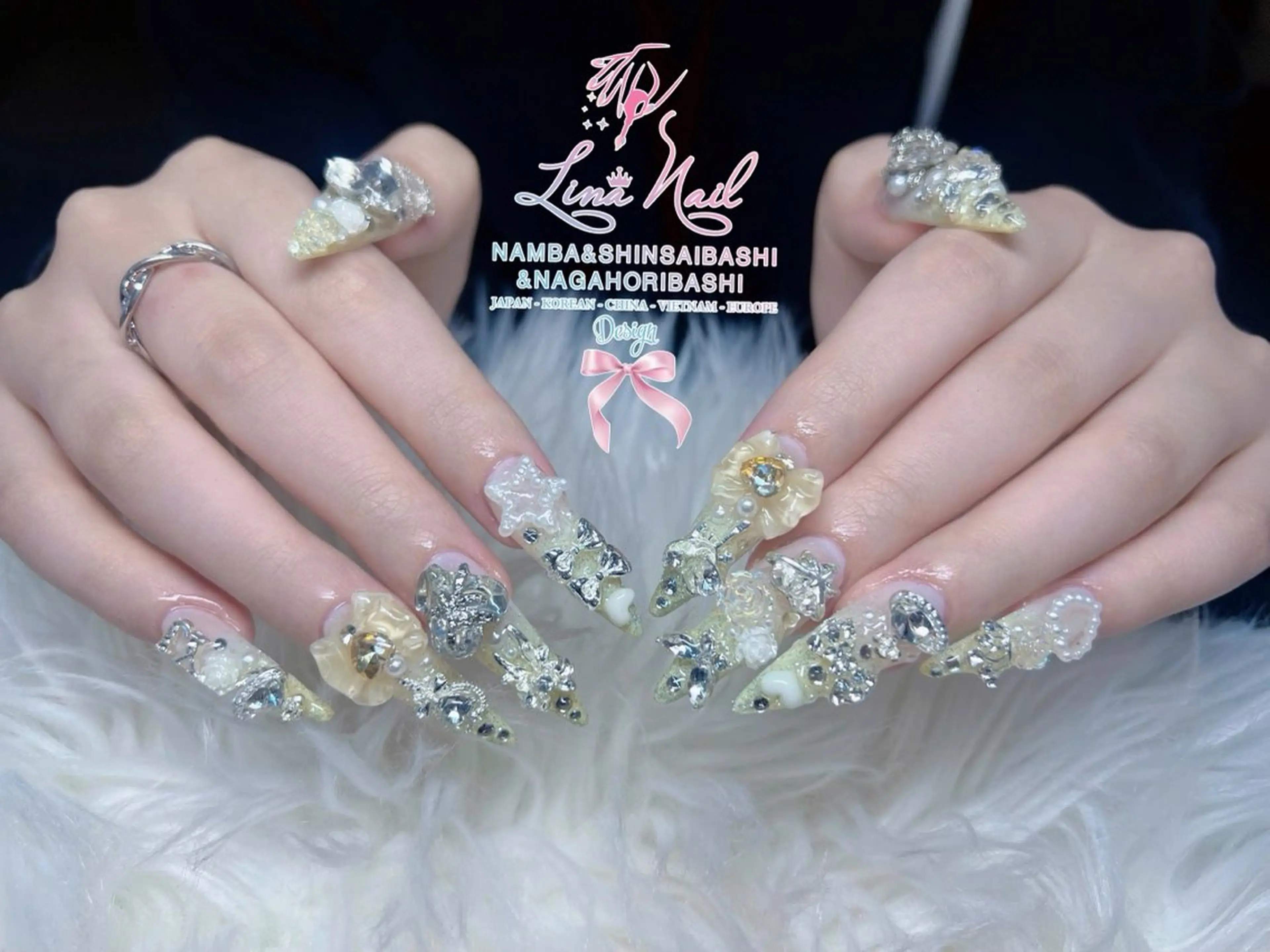 ネイル チークネイル 桜ネイル フラッシュネイル フットネイル ジェルネイル ハンドネイル 79LINA NAIL 心斎橋店所属・リナネイル アメ村心斎橋店のネイルデザイン