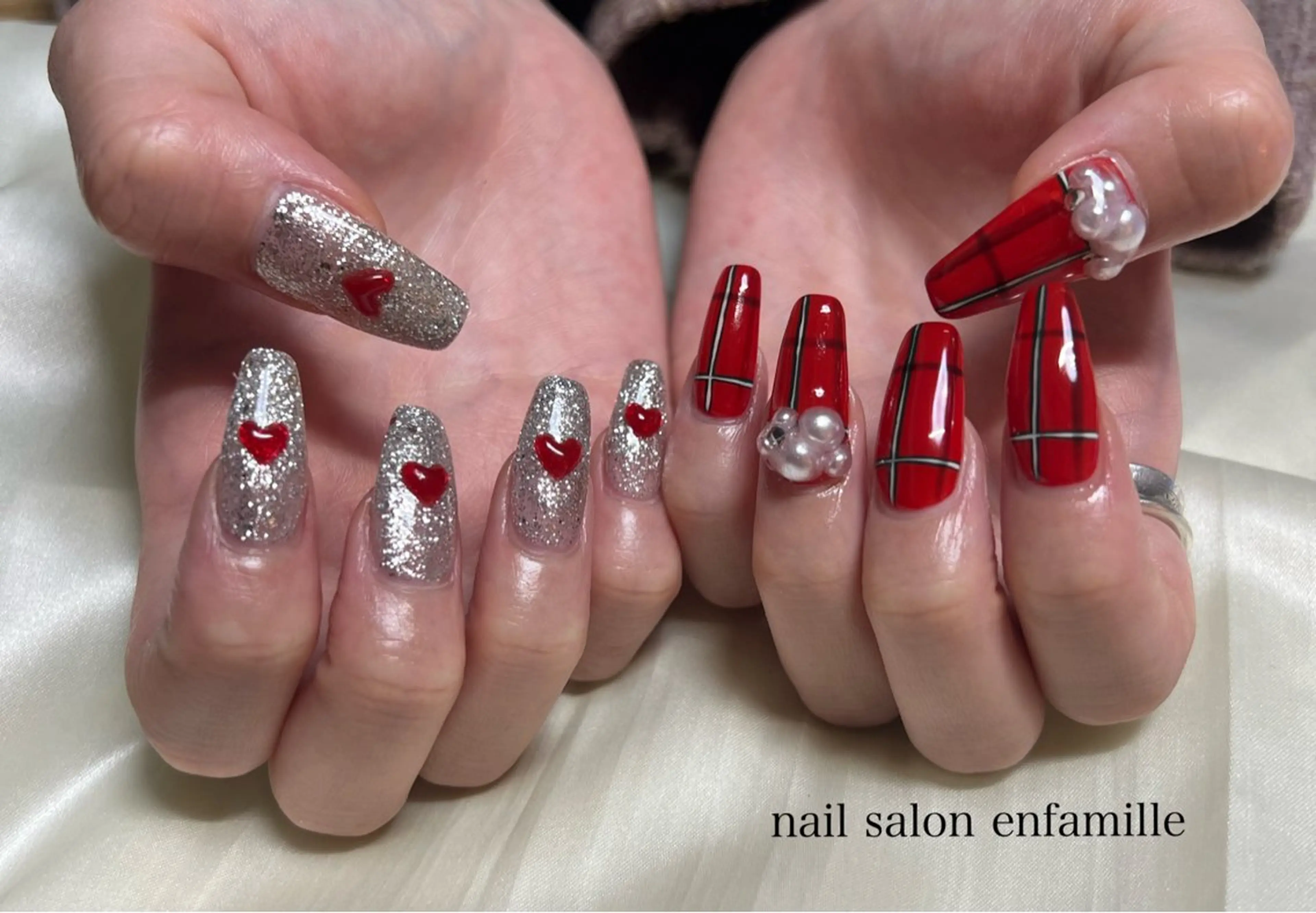 ネイル ハンドネイル nail salon en familleのネイルデザイン