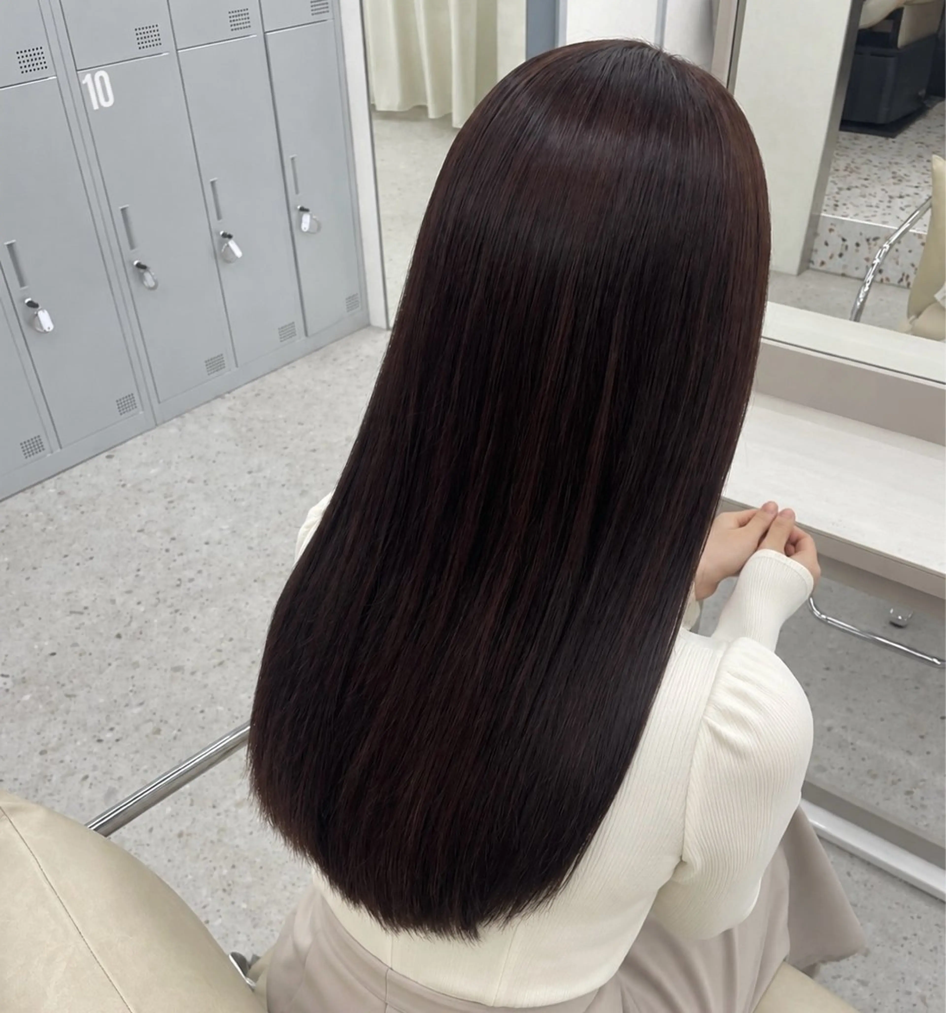 カラー ブラウンカラー ラベンダーカラー ヘアカラー Hina／COCO ／艶カラーのヘアスタイル