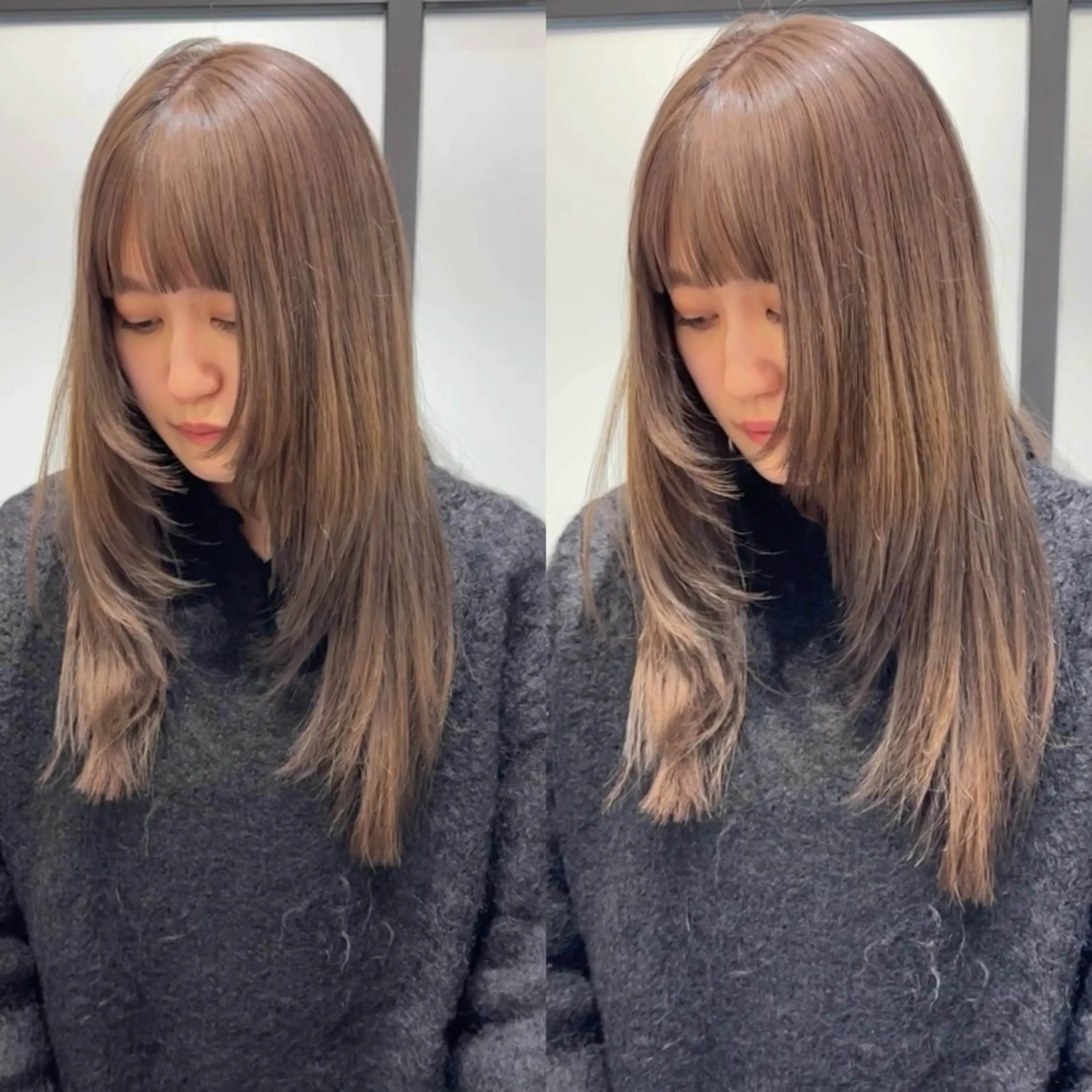 ロング ୨୧柔らかいカラー nozomi ୨୧のヘアスタイル