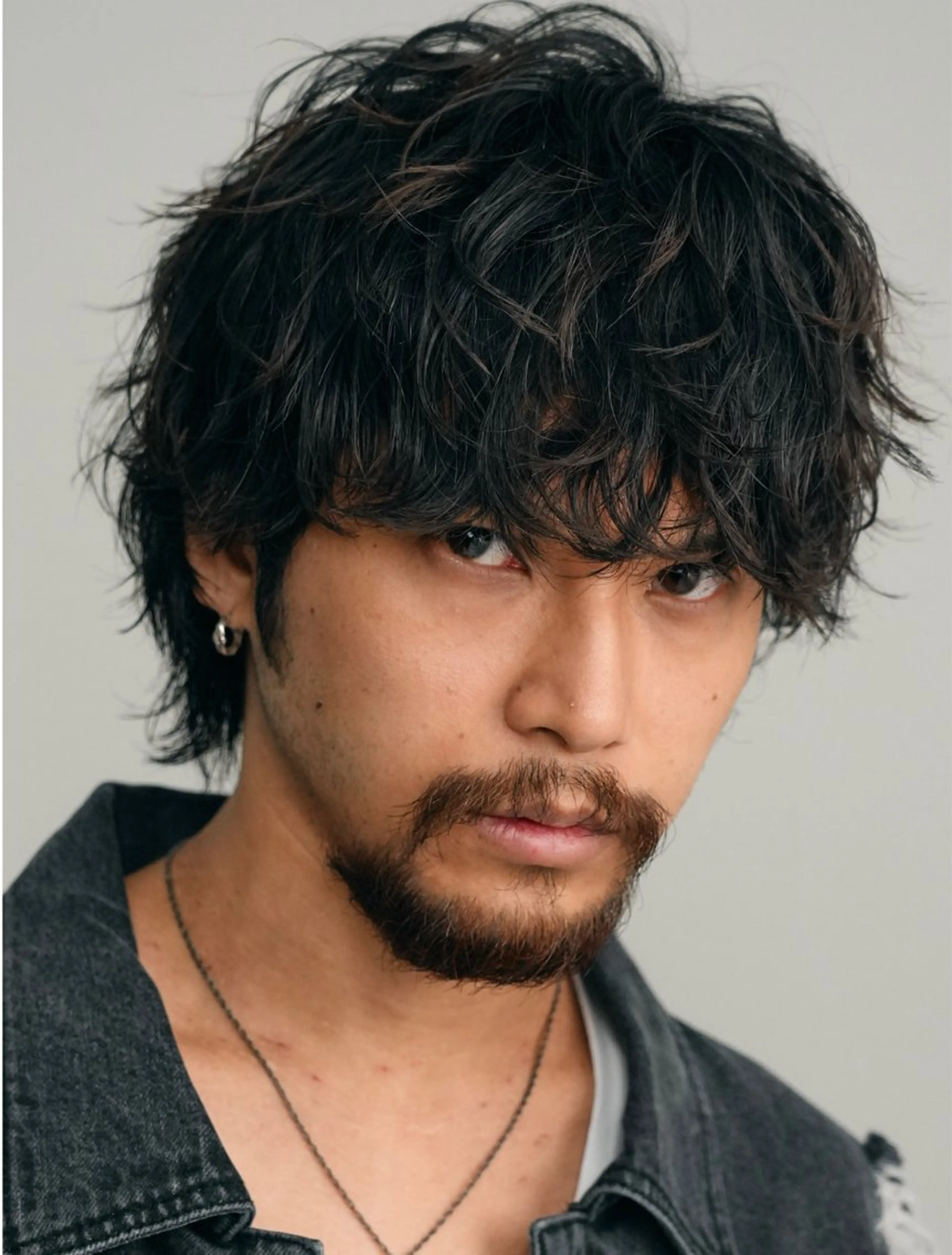 セミロング カラー メンズ 夏果⭐︎fifth 天神 海外風パーマのヘアスタイル