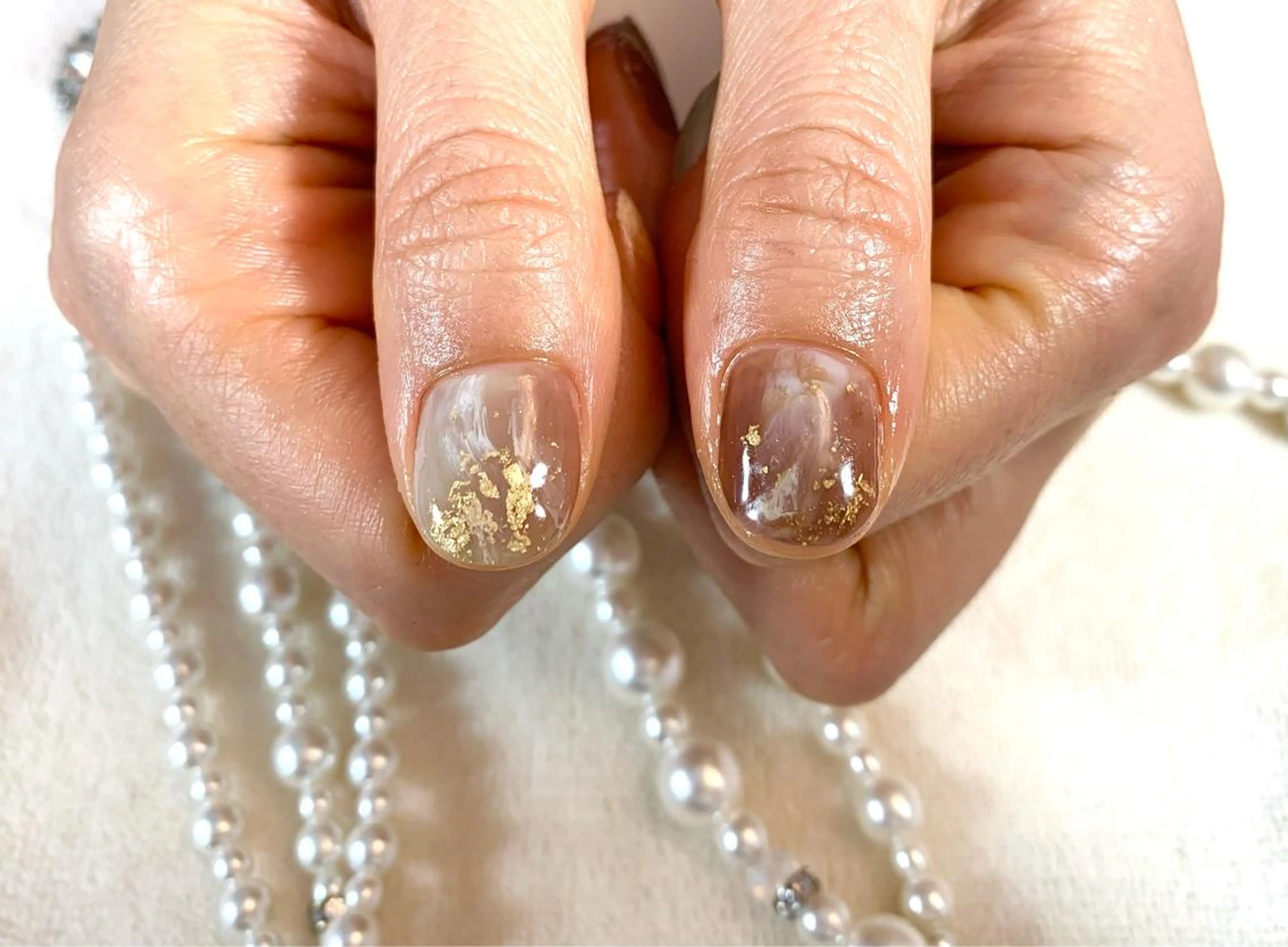 ネイル ニュアンスネイル ハンドネイル 手塚 里奈のネイルデザイン