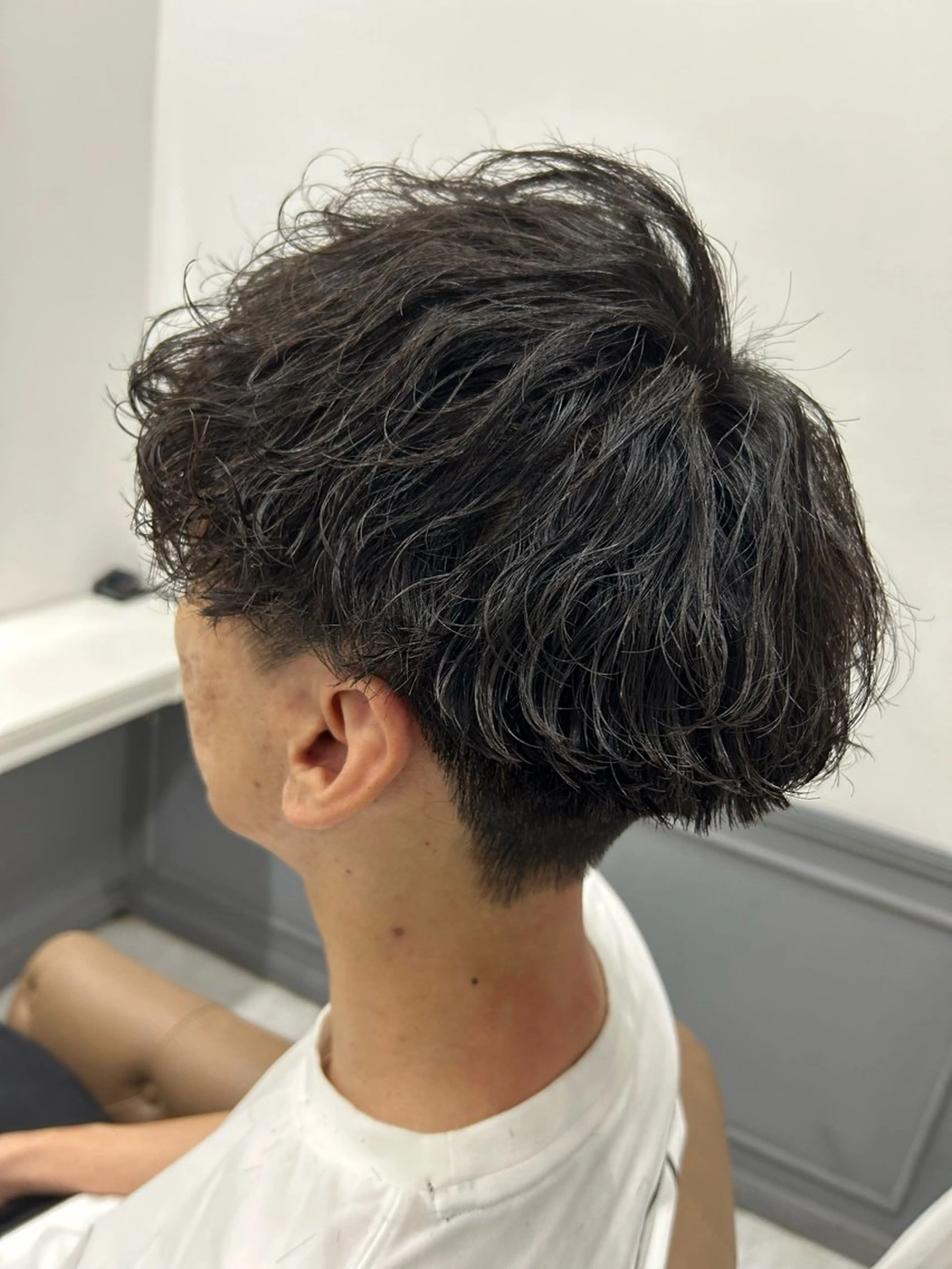 ショート カラー パーマ ヘアアレンジ メンズ カット パーマ 🔥メンズパーマ 特化 渡辺一翔のヘアスタイル