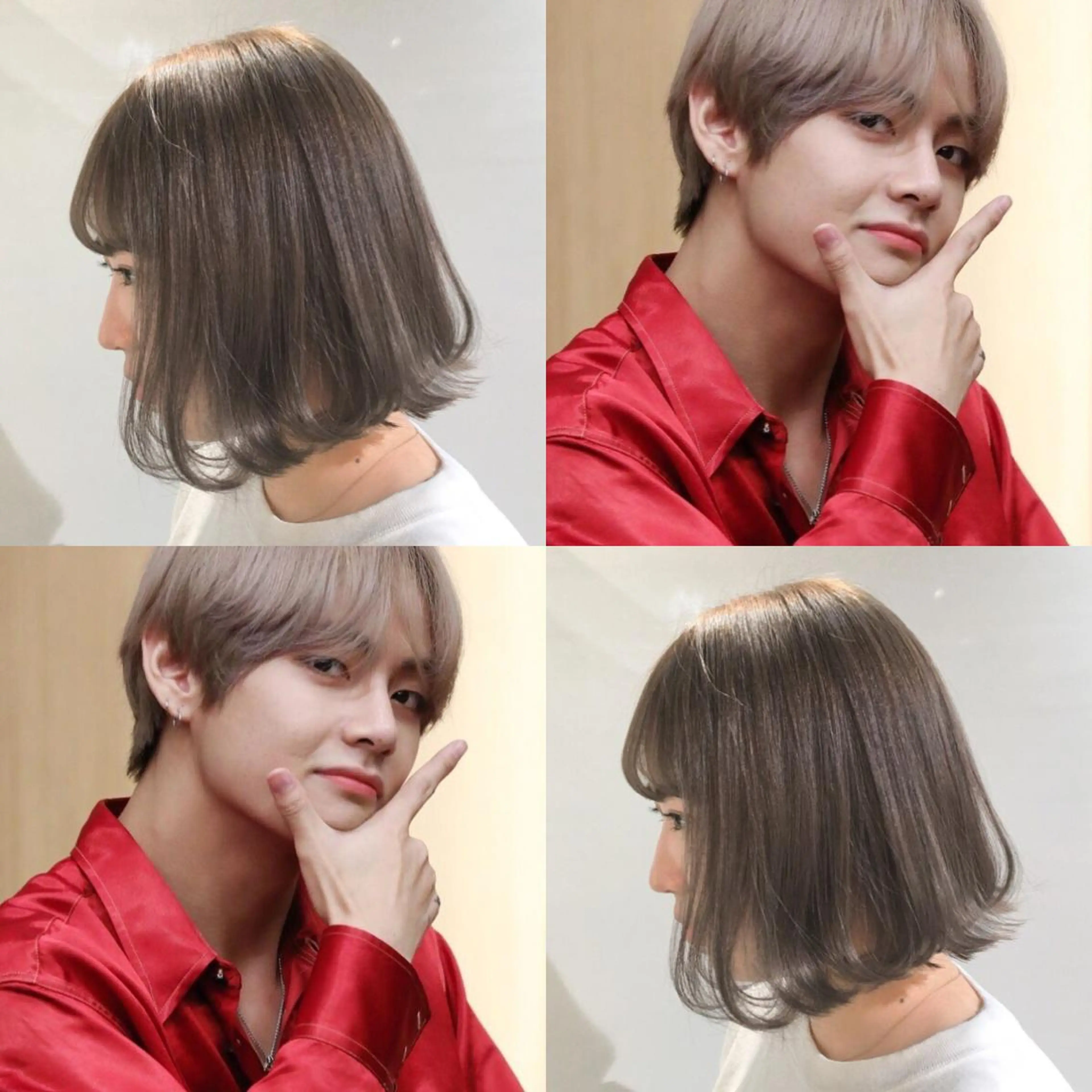 ミディアム カラー ヘアアレンジ ベージュカラー 柔らか垢抜けｶﾗｰと ｶｯﾄ🫧ASUKAのヘアスタイル