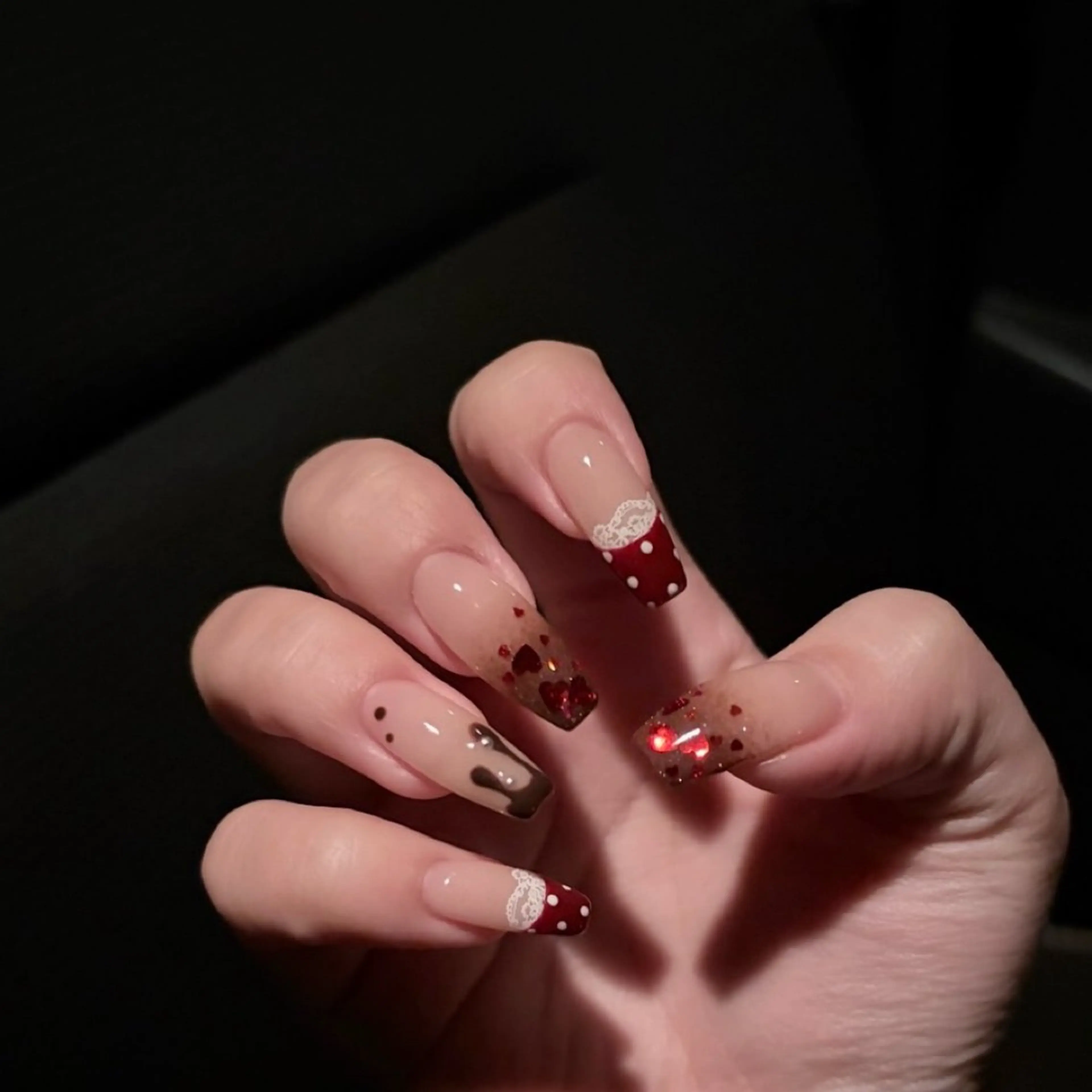 ネイル ハンドネイル フットネイル 直方市ネイルサロン minuitのネイルデザイン