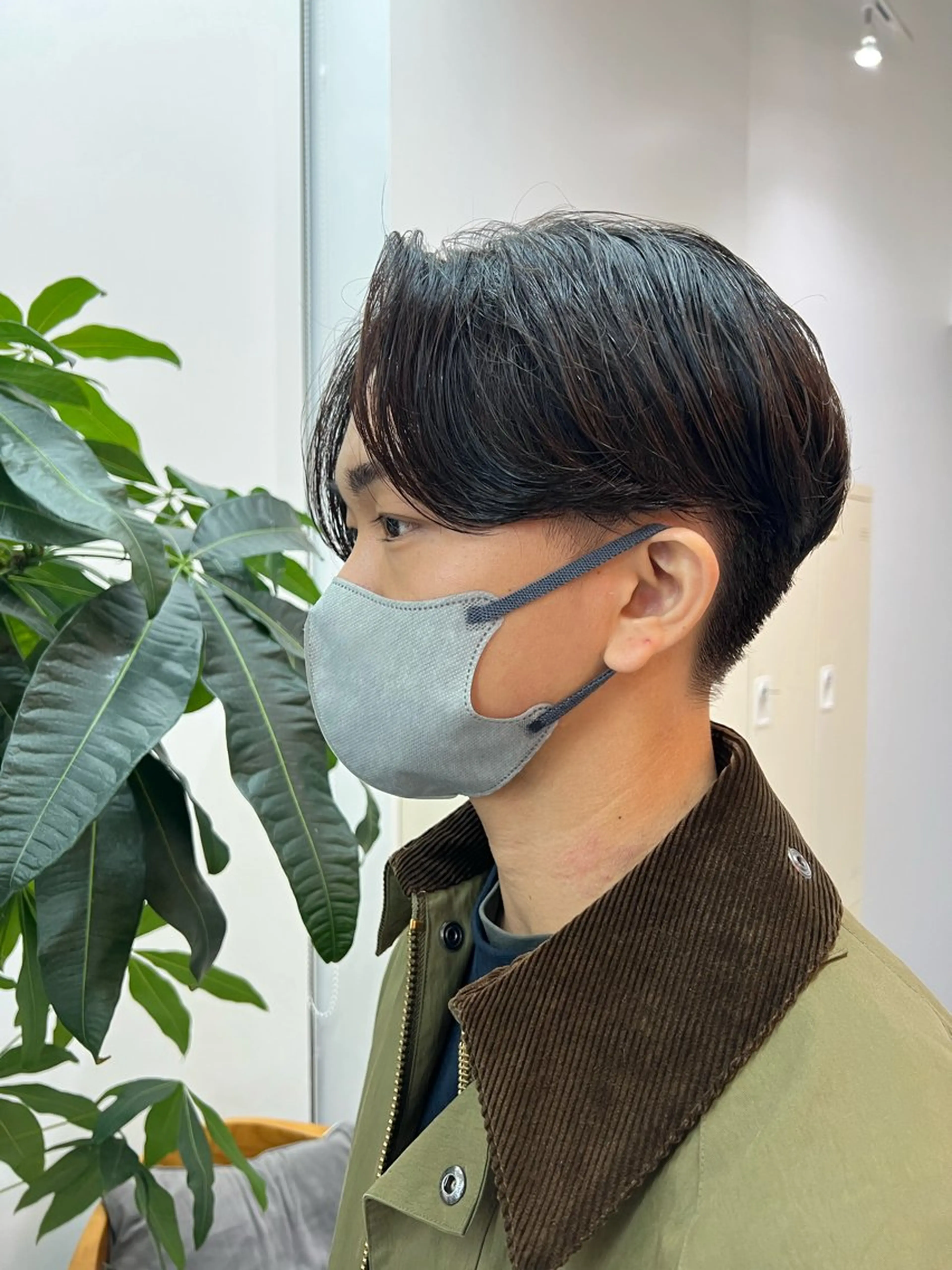 《メンズ限定》カット+ナチュラルセンターパートパーマ+トリートメント#無造作ヘア#メンズカット#センターパートの写真