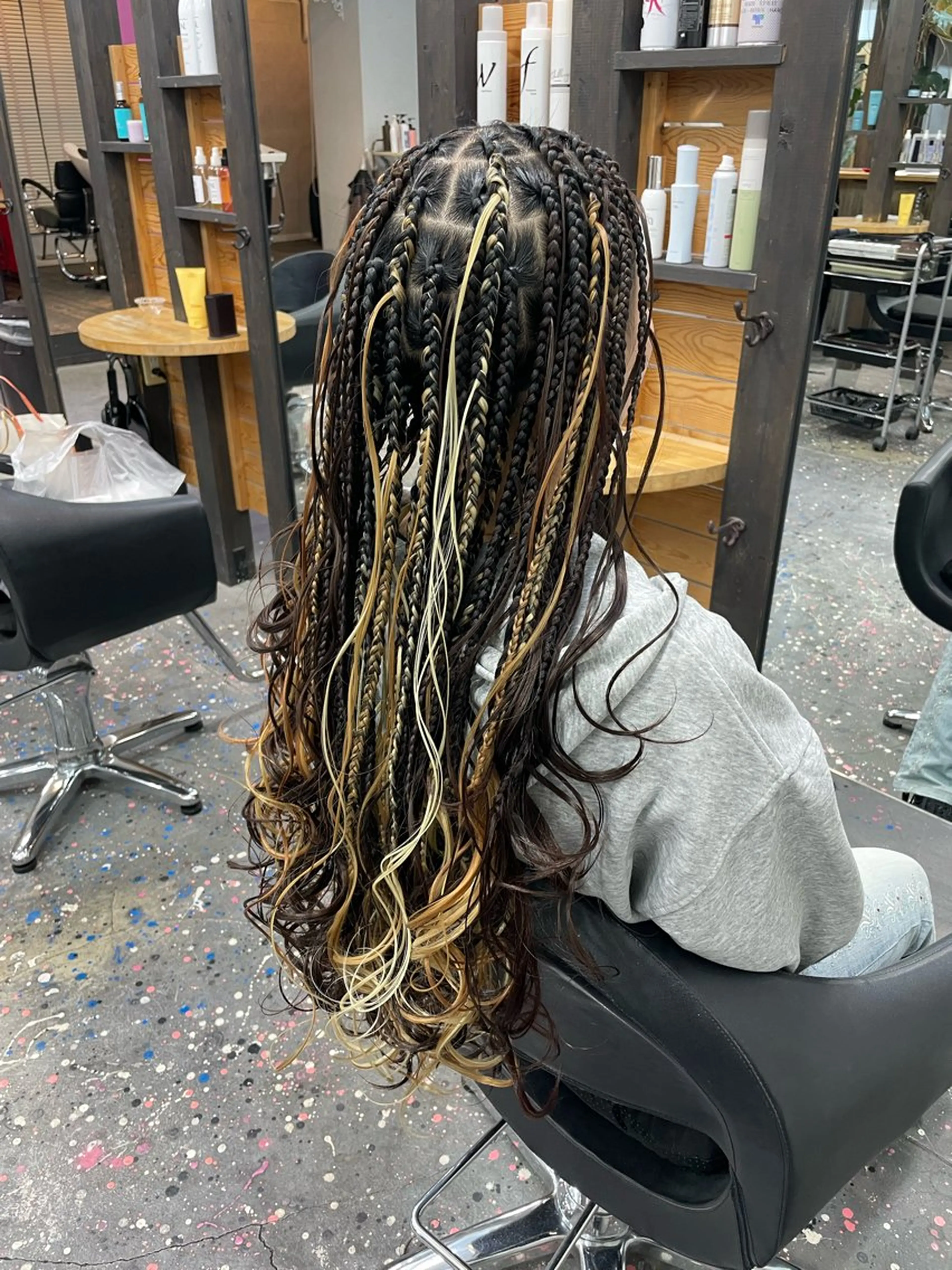 ロング ヘアアレンジ MEI/ブレイズ/ コーンロウ/茅ヶ崎のヘアスタイル