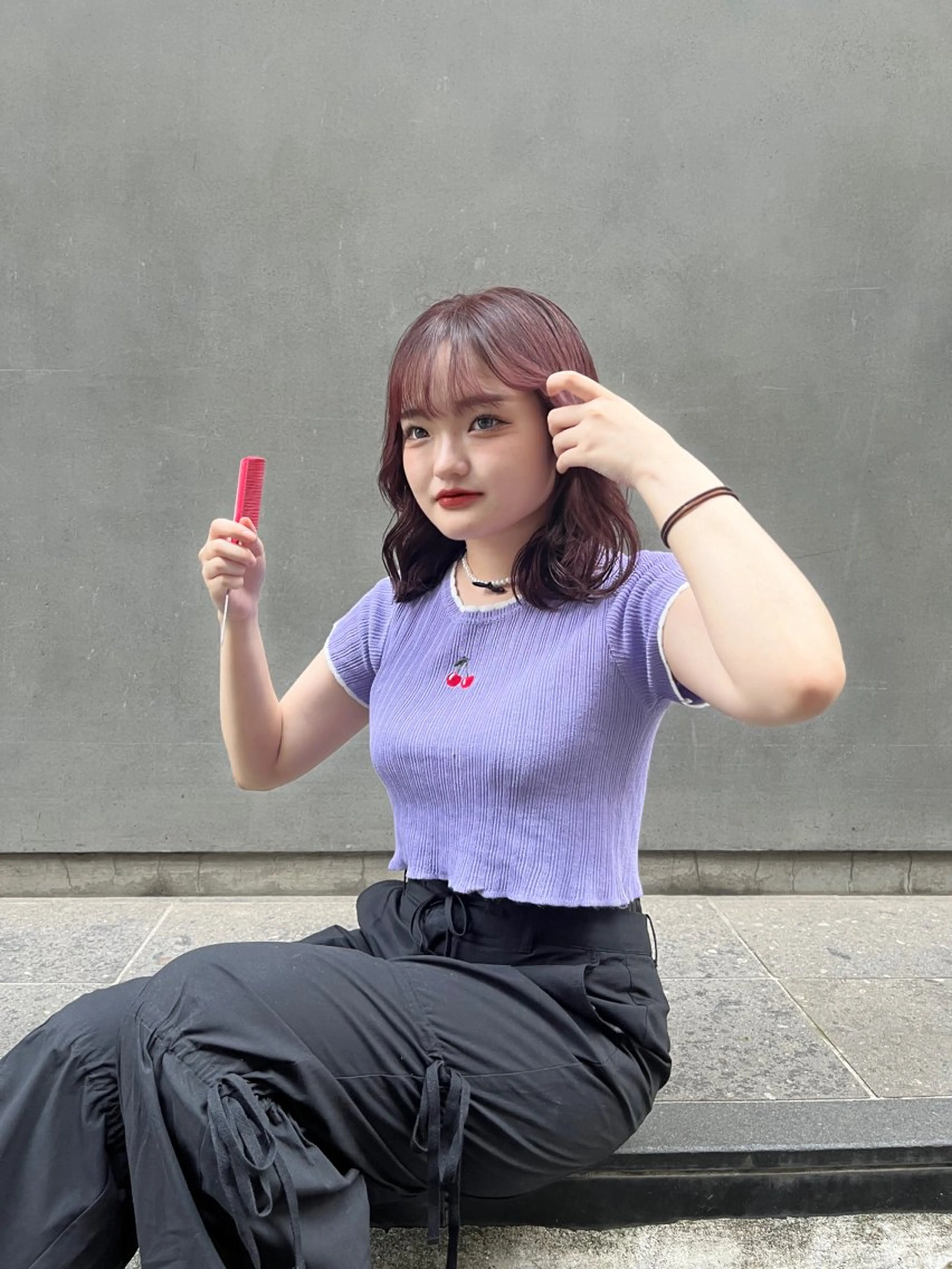 カラー ヘアカラー 縮毛矯正/艶髪/ チホリのヘアスタイル