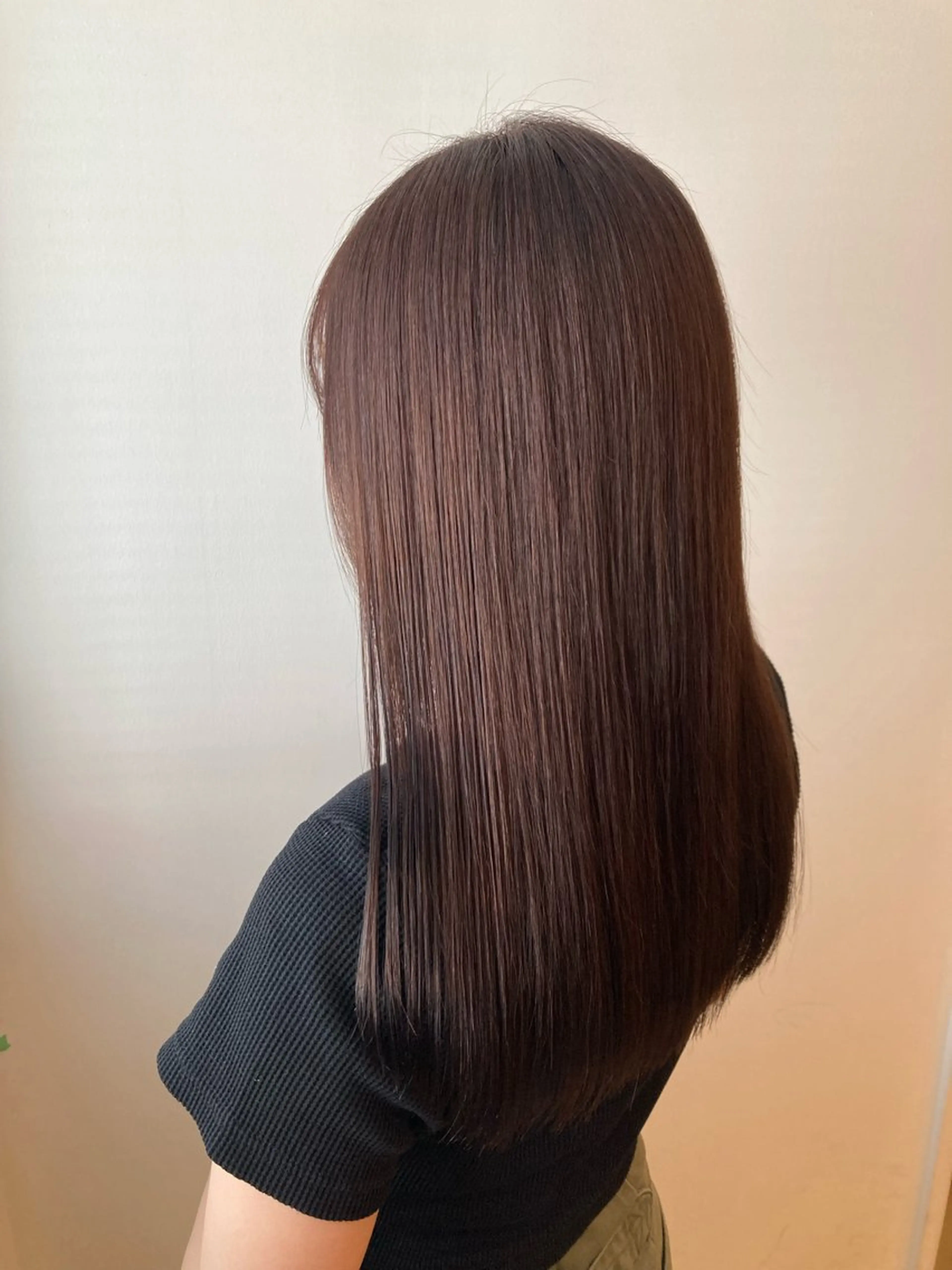 セミロング 縮毛矯正 カット ヘアカラー 縮毛矯正 尾籠 美幸 （オゴモリ ミユキ）のヘアスタイル