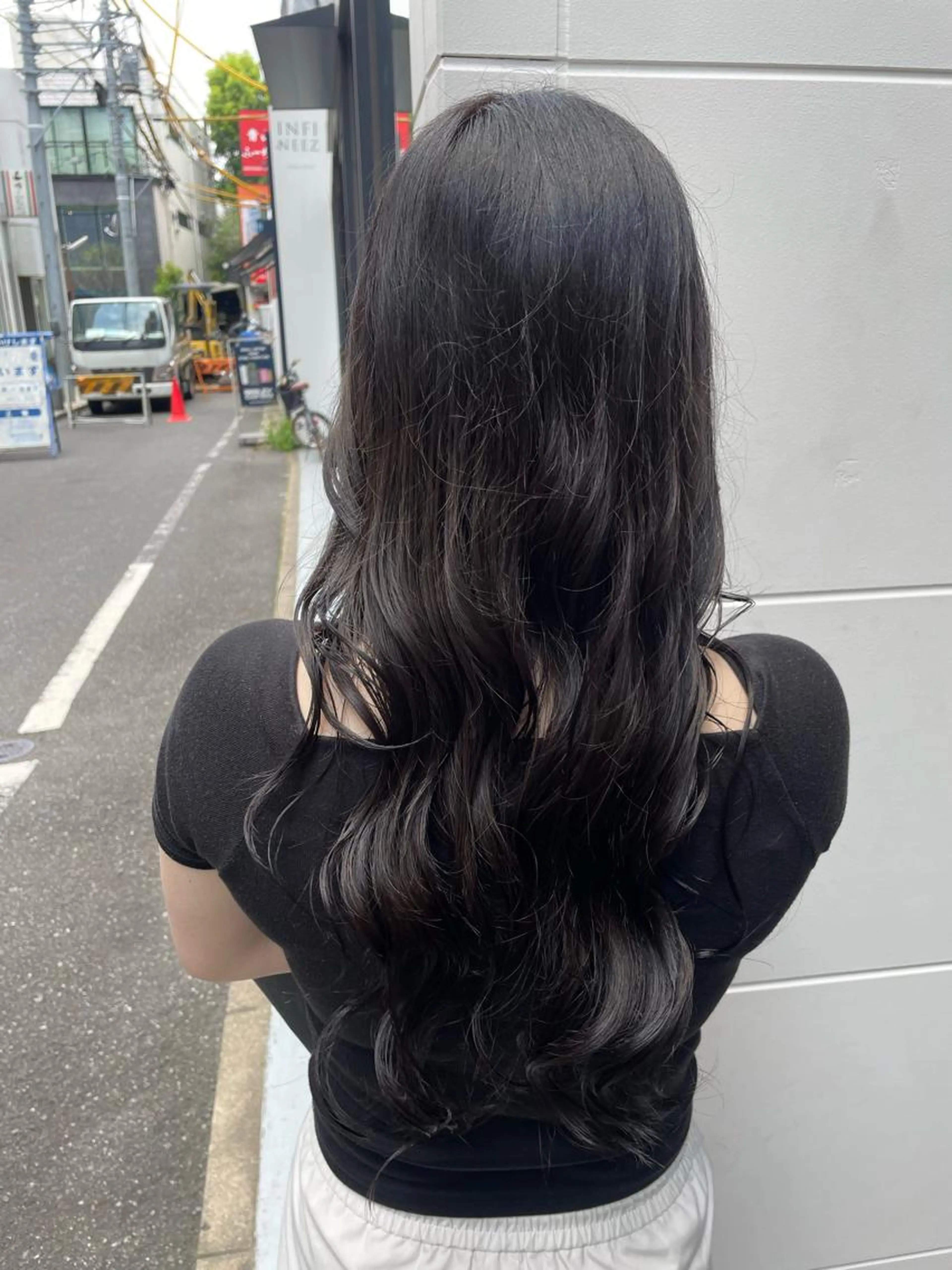 黒染めを使わない⁉️トーンダウン🤎🖤カラー+最高級3stepトリートメント🫧✨の写真