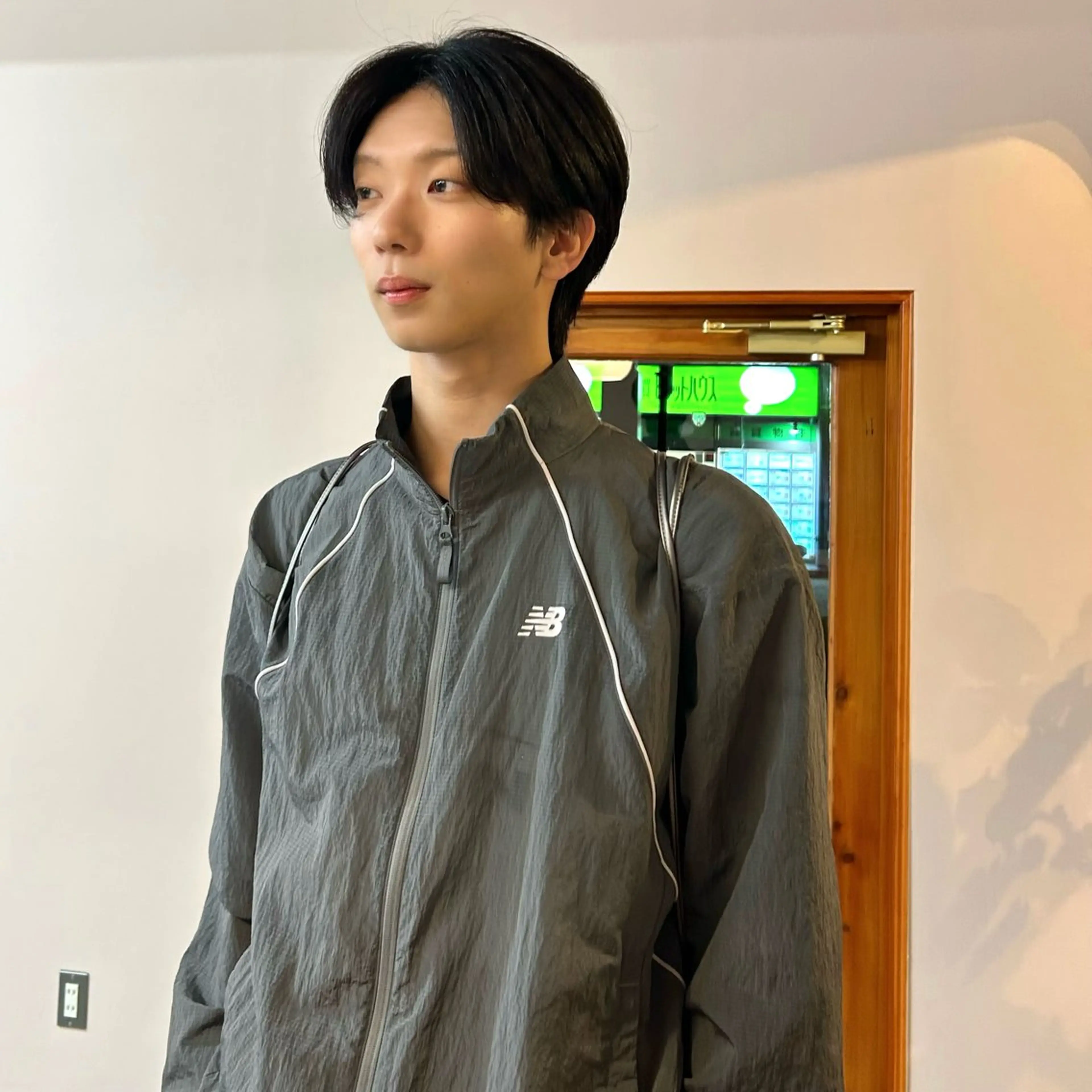 ショート カラー メンズ 黒髪 MUKU リカのヘアスタイル