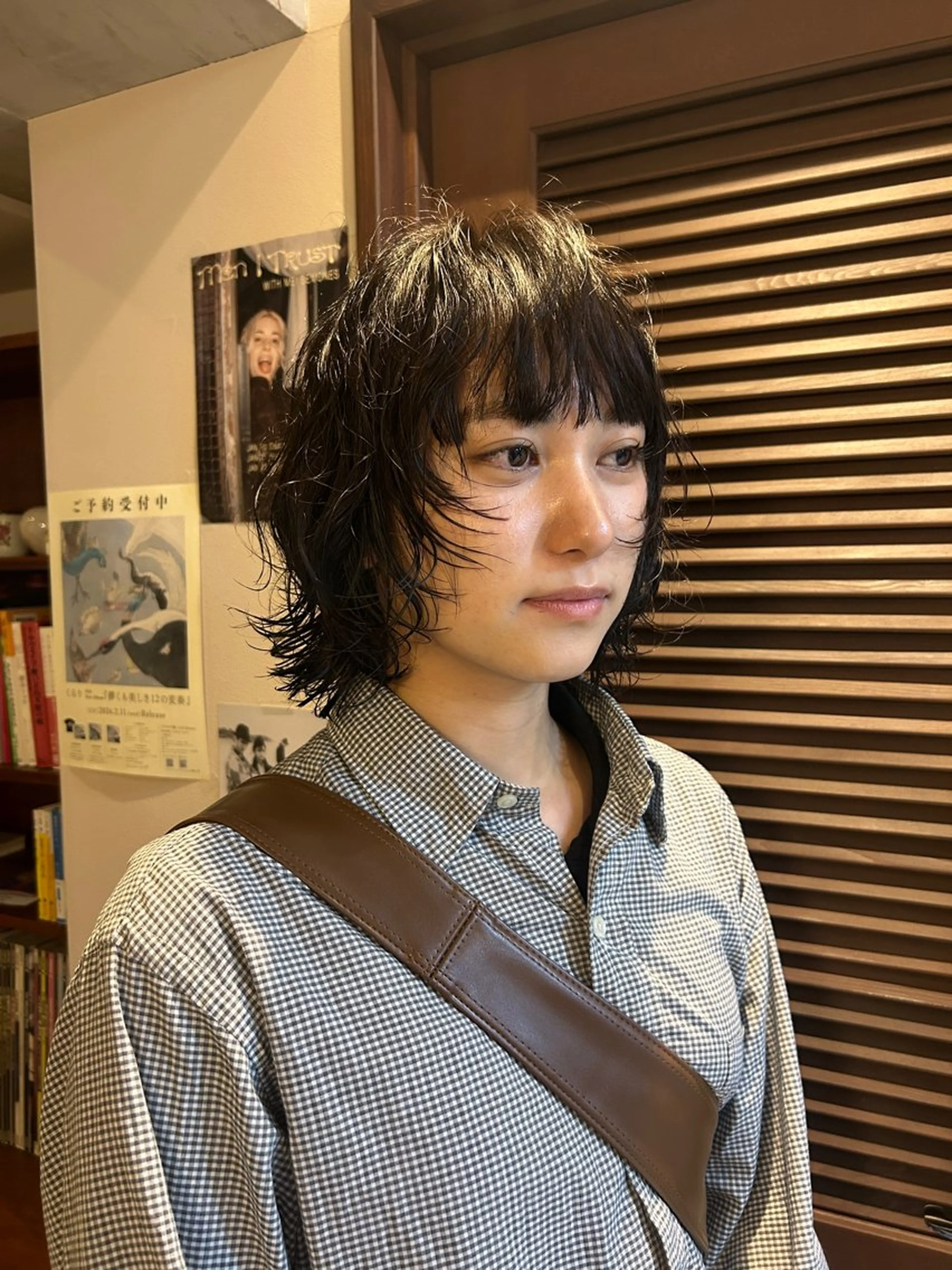 ショート 顔周りカット カット 深尾 萌花のヘアスタイル