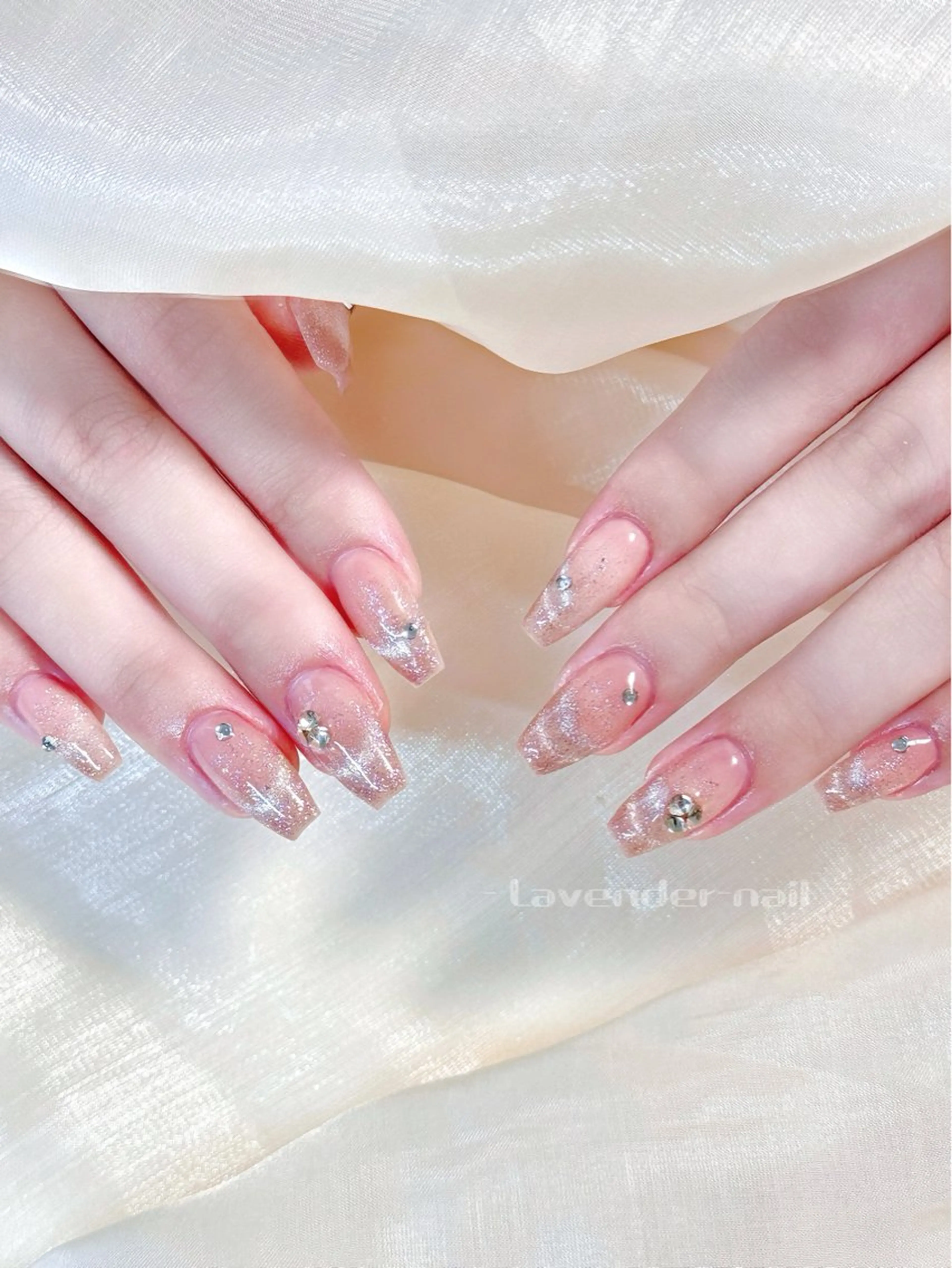 ネイル ハンドネイル Lavender nail·中島公園のネイルデザイン