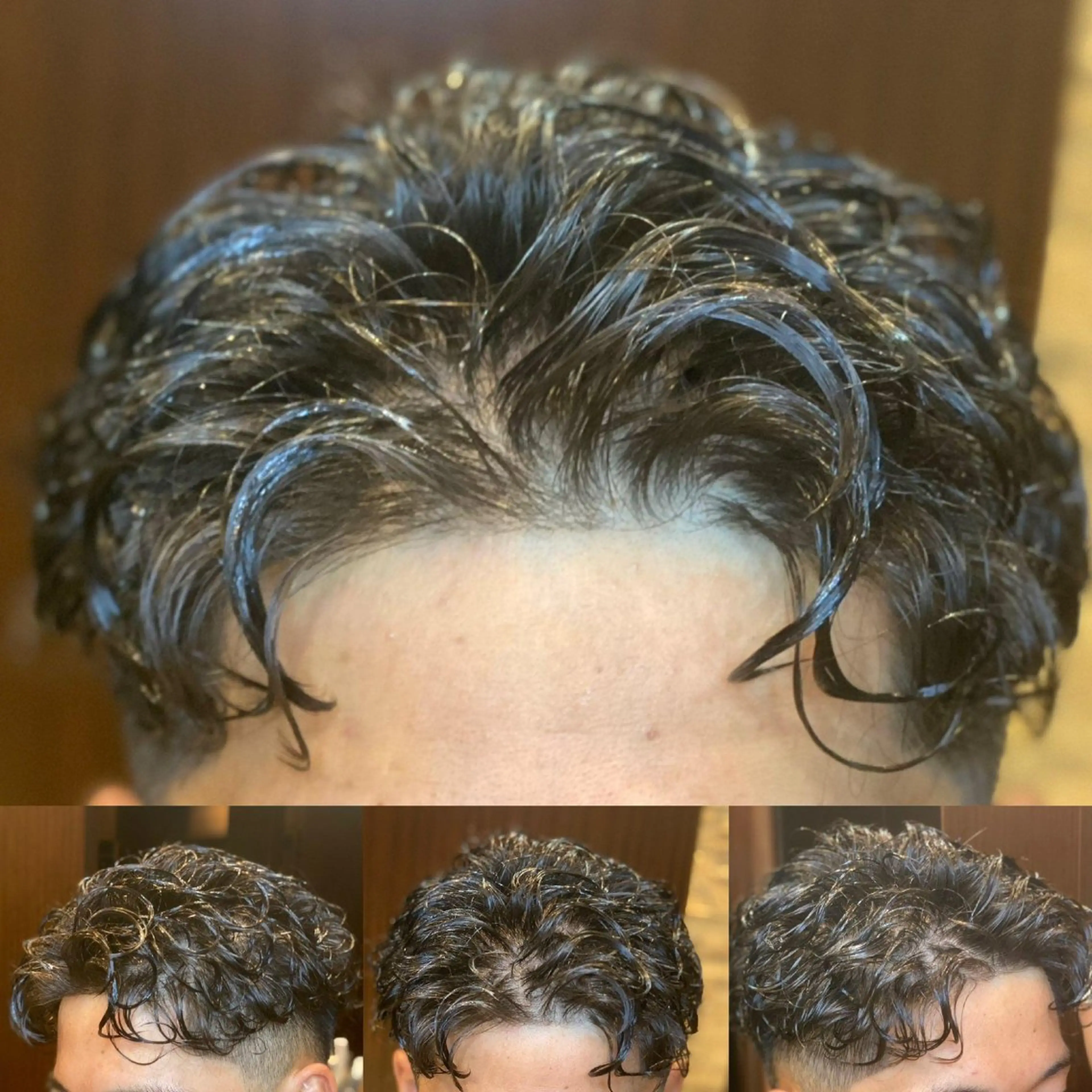 ショート カット パーマ 北川 竜也のヘアスタイル