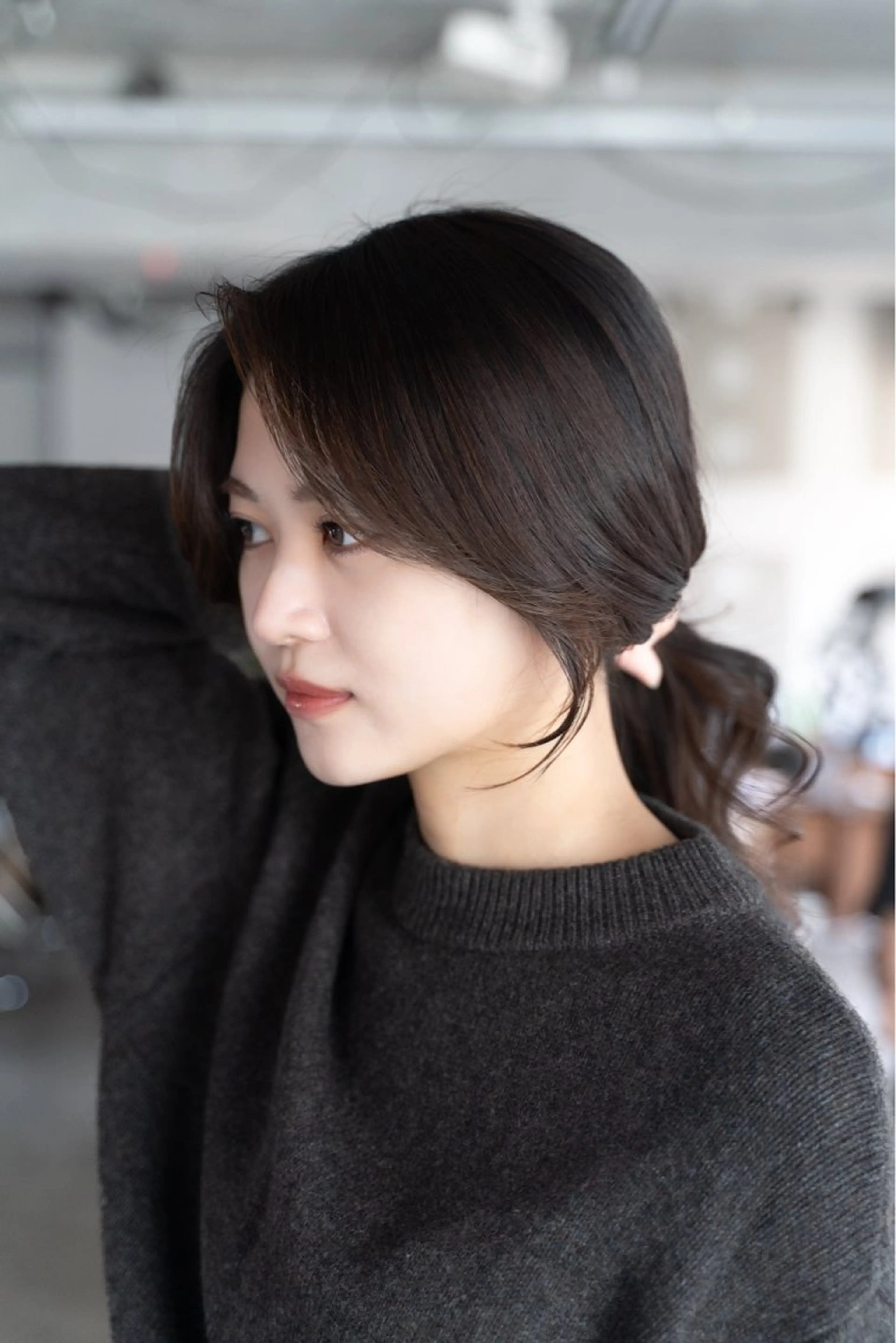 ロング レイヤーカット レイヤーカット/ 前髪顔周りカットのヘアスタイル