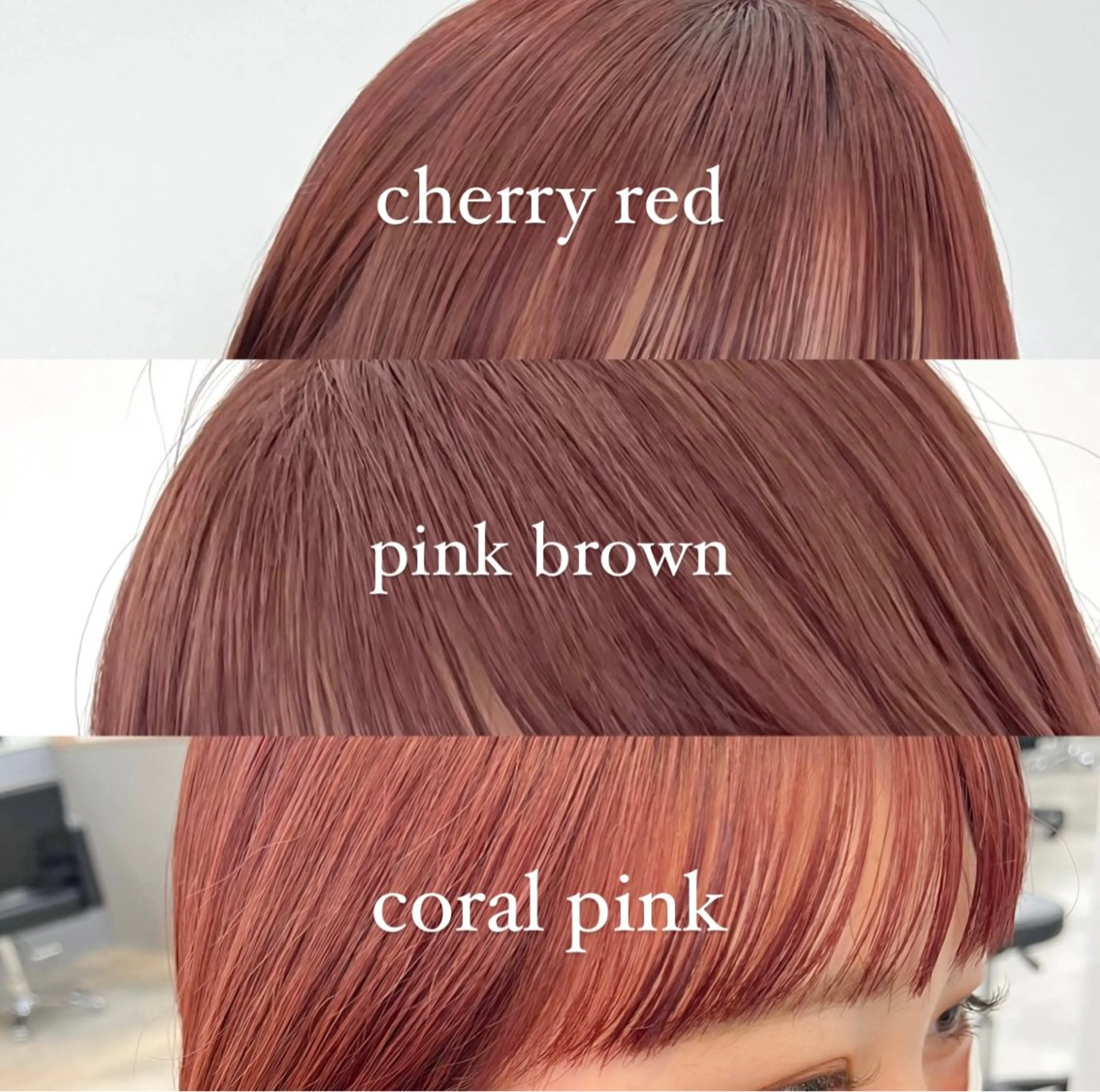 ミディアム カラー 暖色/艶髪/ボブ/ ショート/Ayaのヘアスタイル