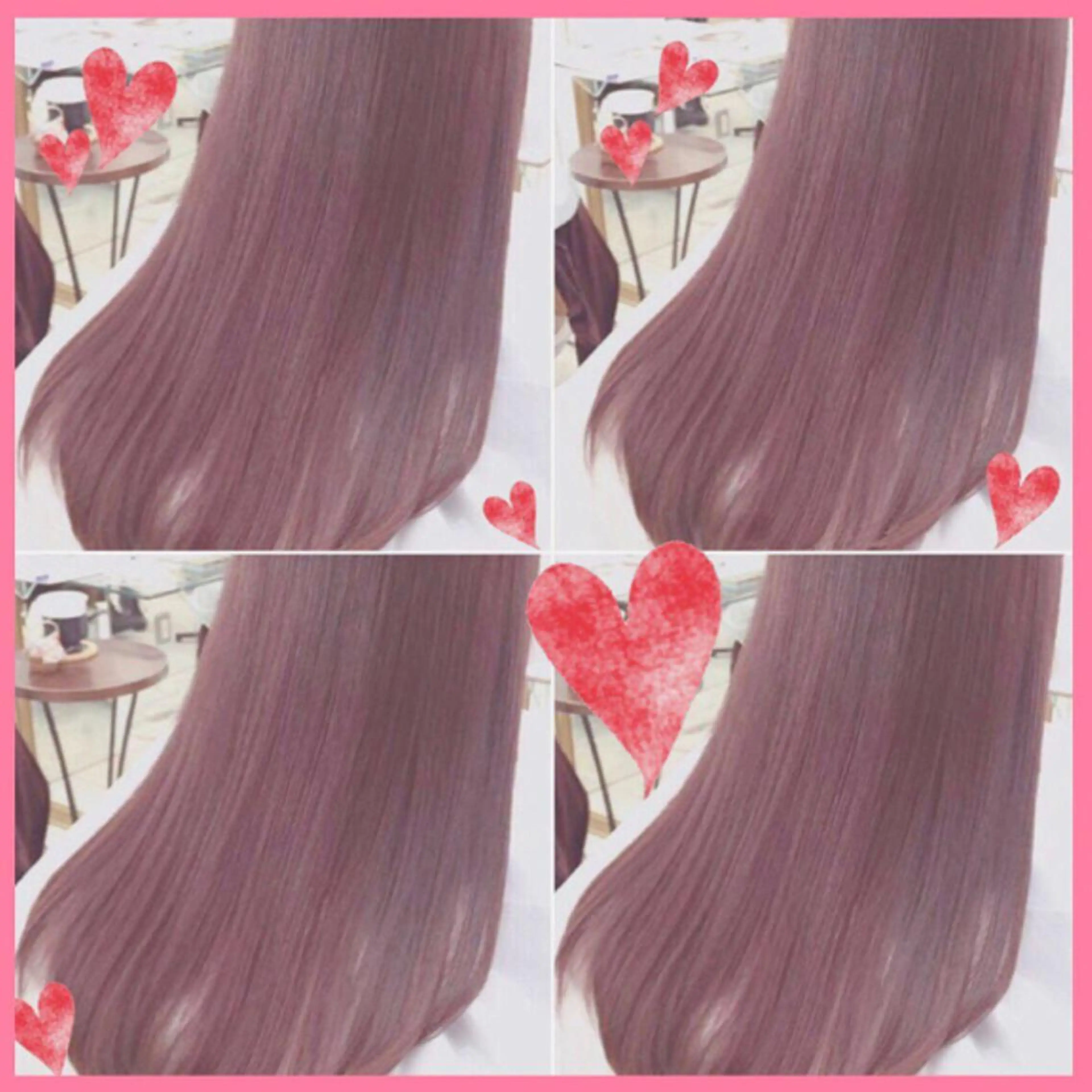 セミロング アッシュ ナチュラル艶ヘア 🌸内田彩香のヘアスタイル