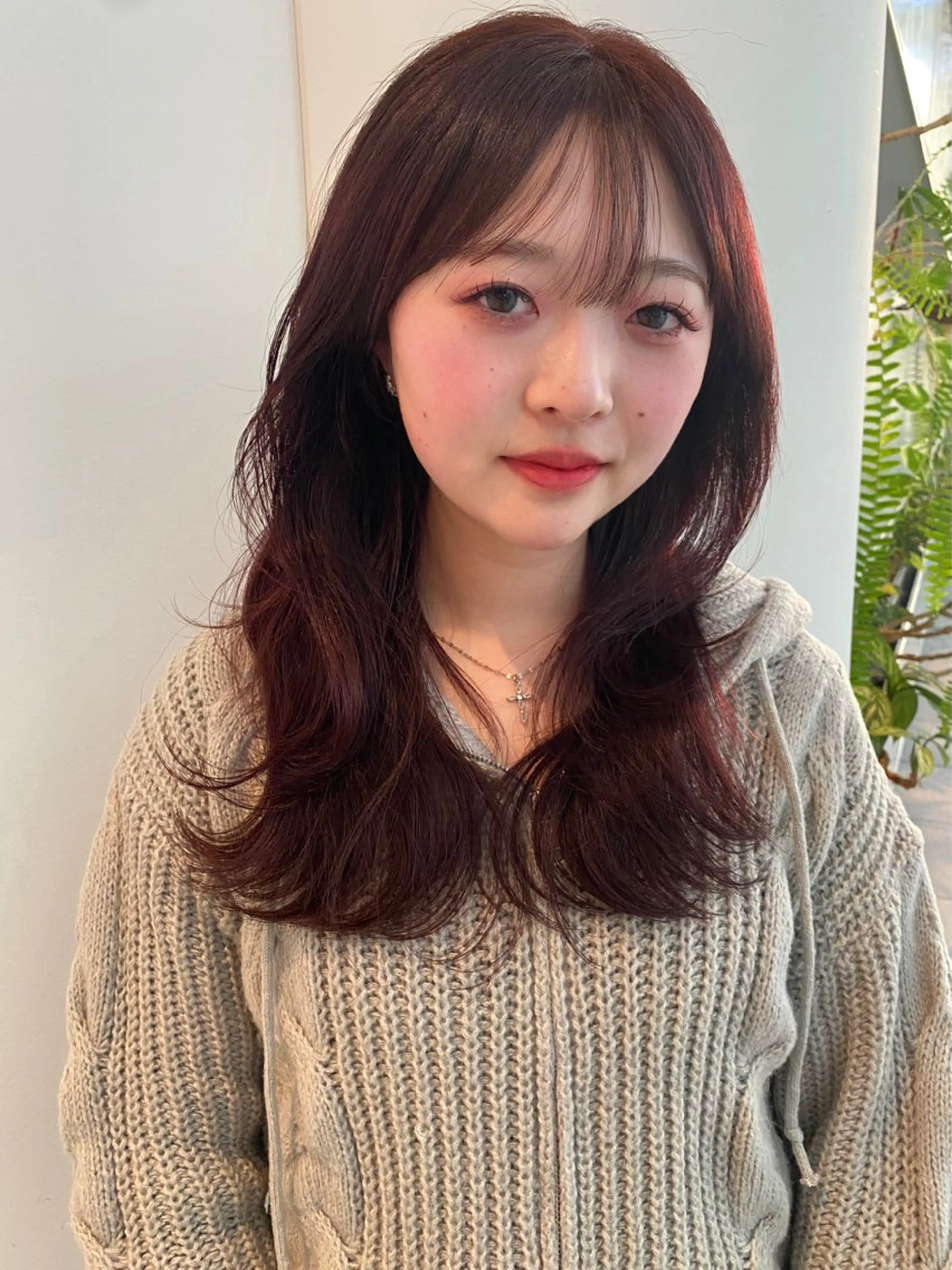 ロング カラー ブリーチ ブリーチなしカラー カット ヘアカラー トリートメント mai / linoah˚✧のヘアスタイル