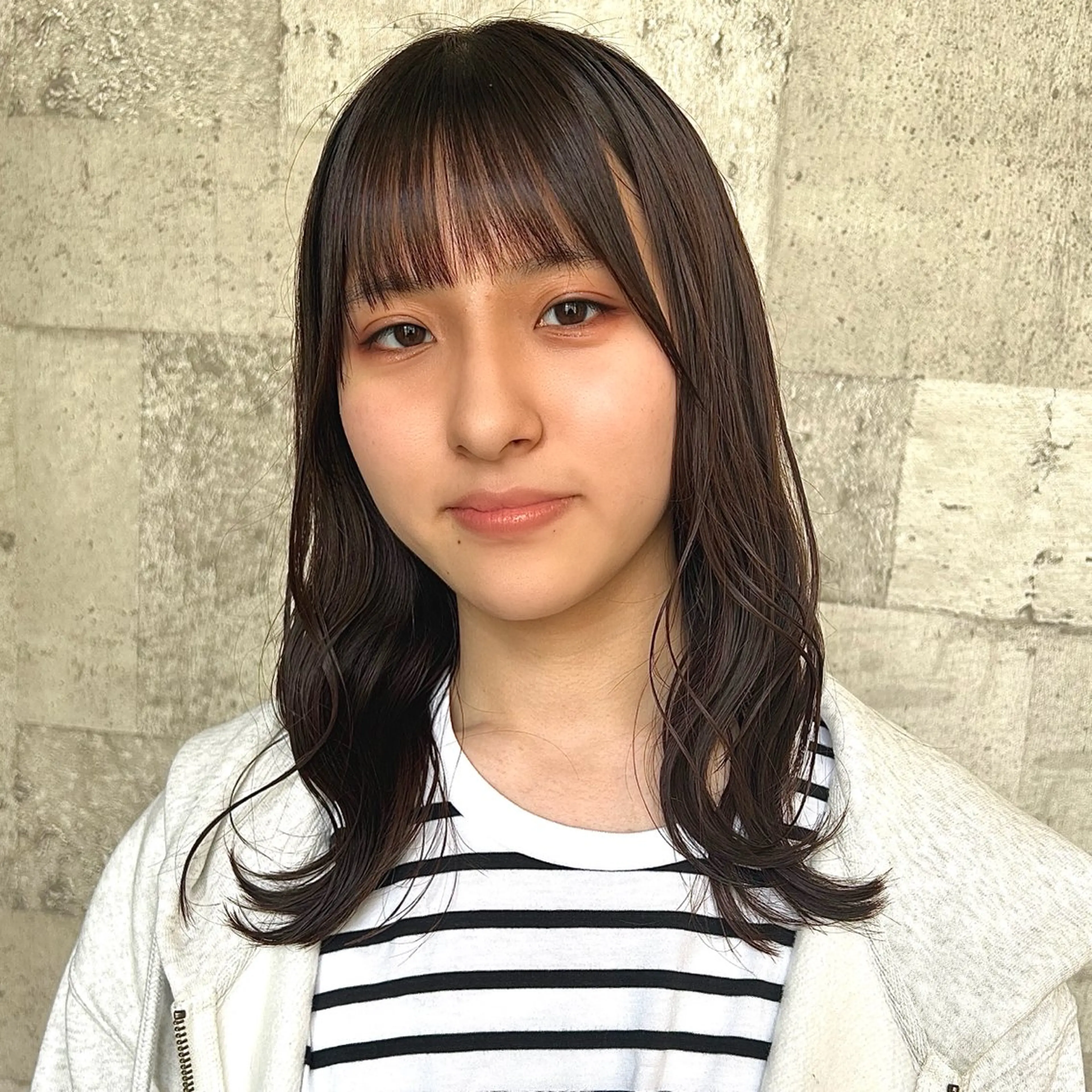 セミロング カラー カット ヘアカラー トリートメント 🍒中川葵久美🍒 レイヤー/メンズのヘアスタイル