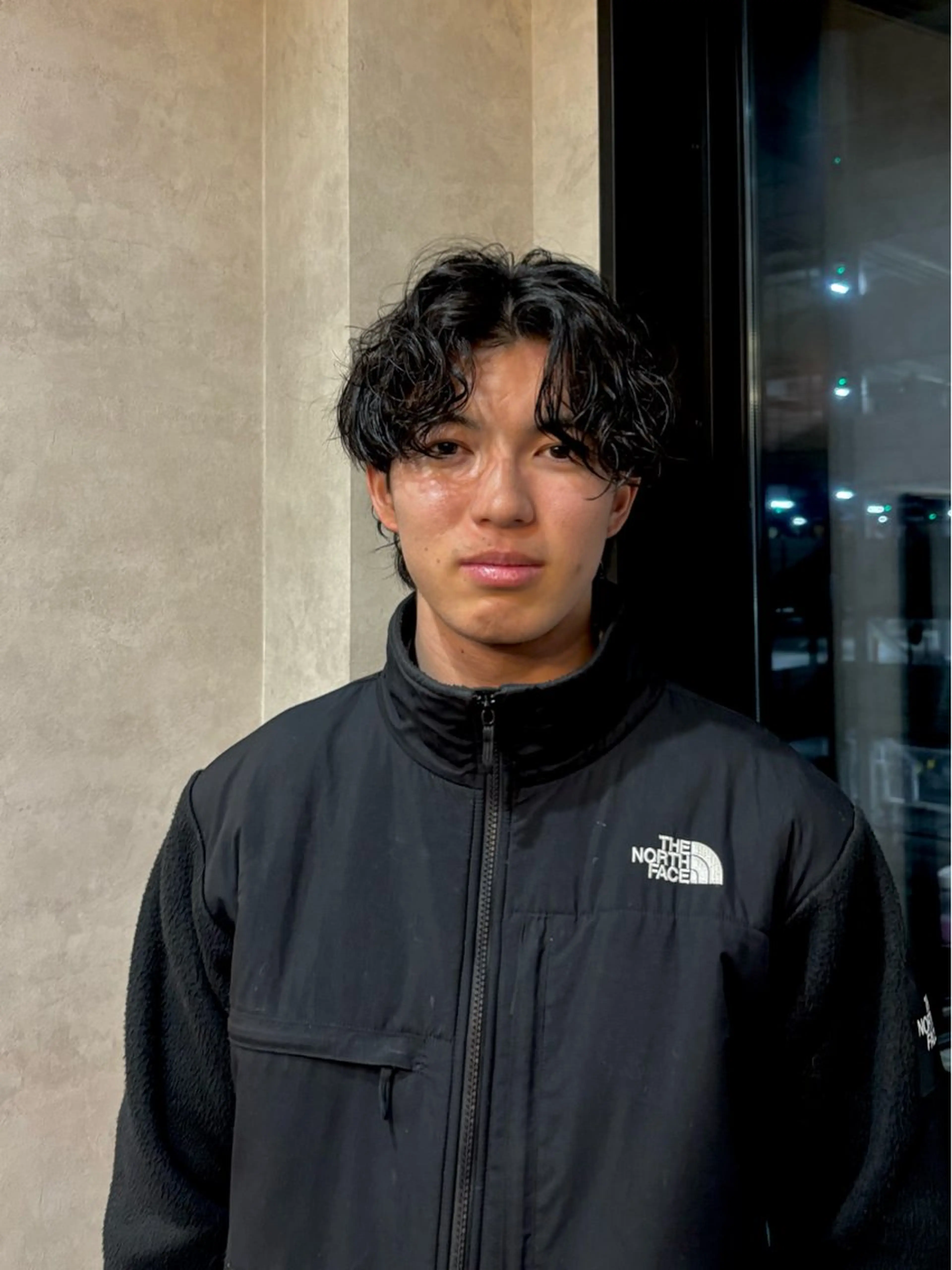 men’s cut + permの写真