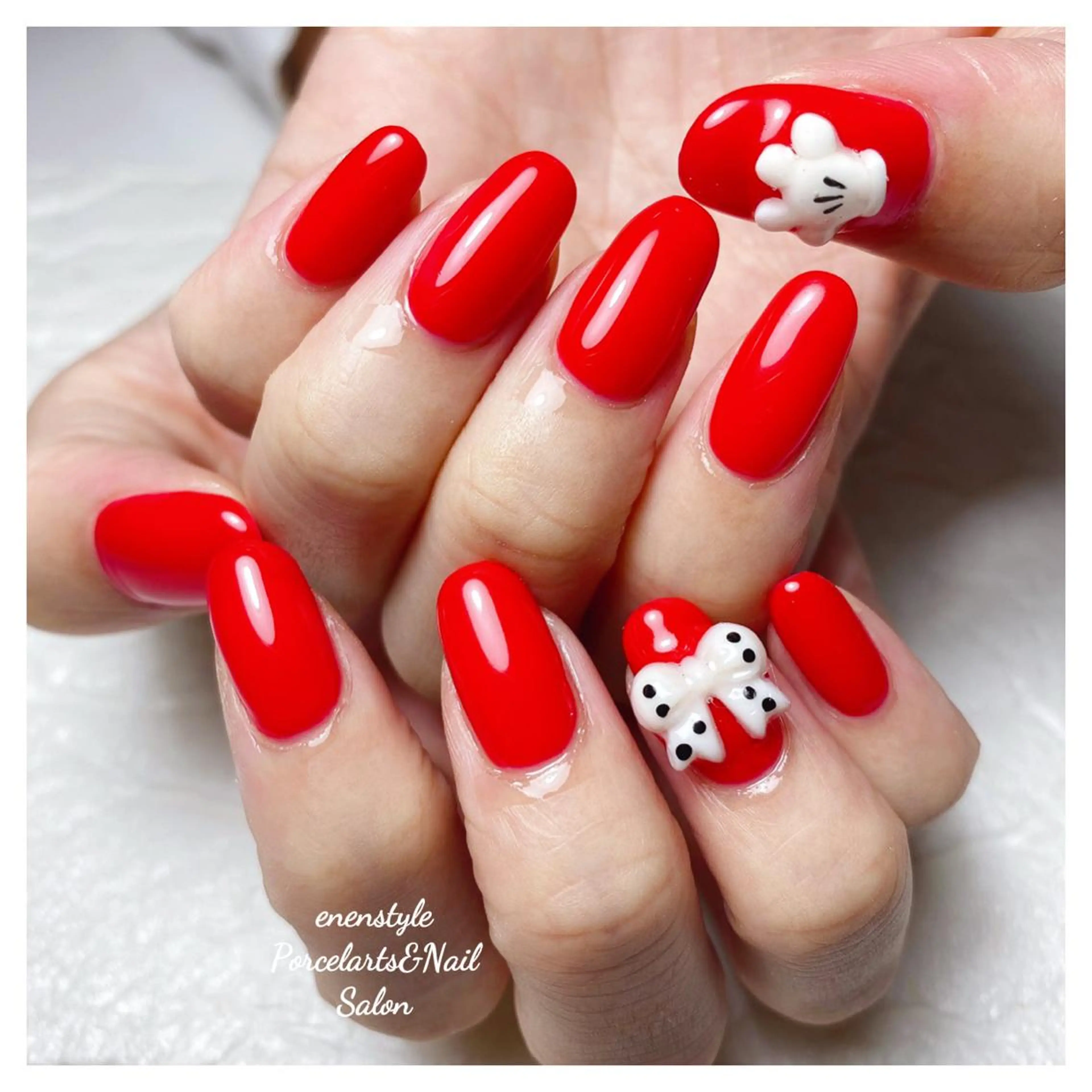 ミディアム ネイル 👑enen style👑のネイルデザイン