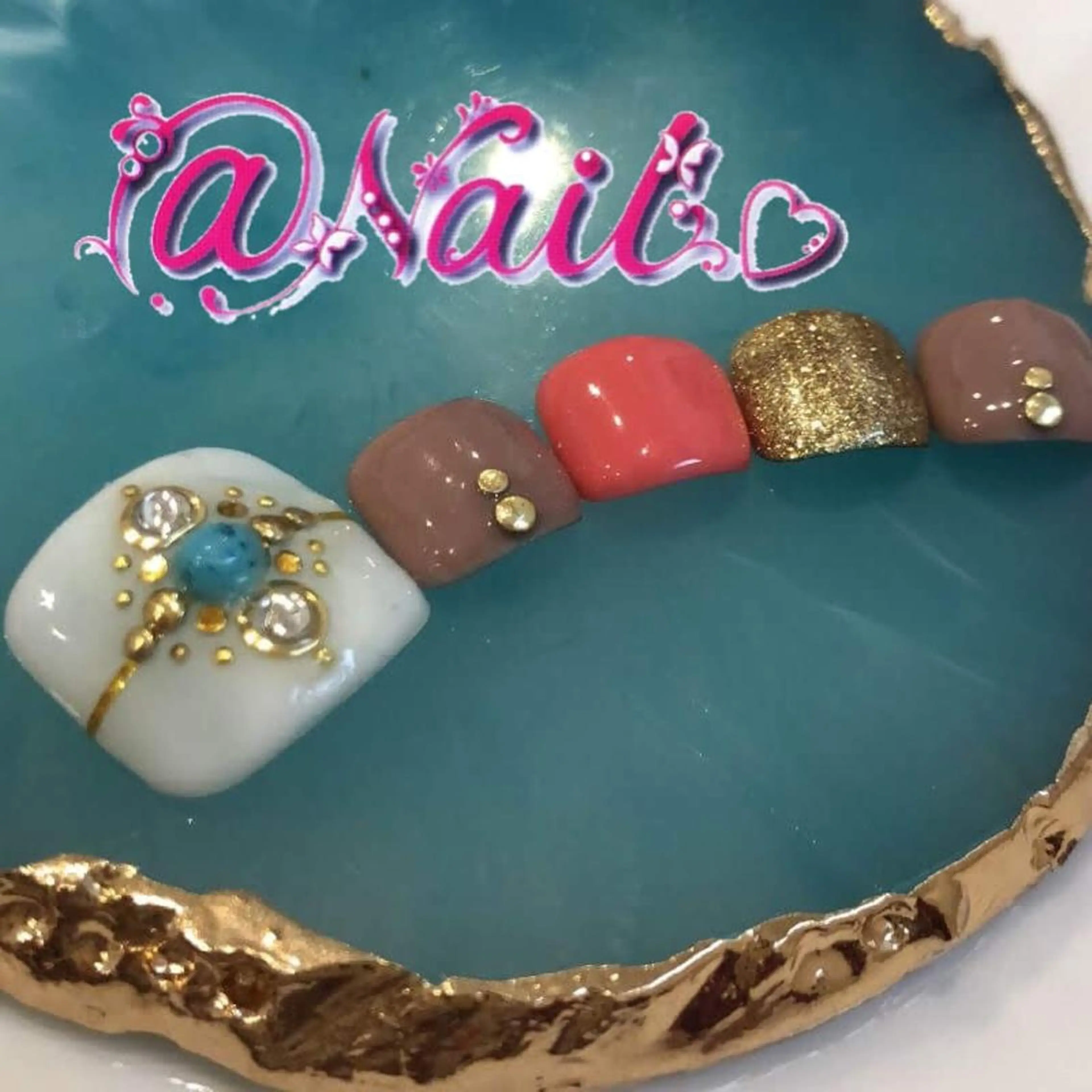 ネイル ネイルチップ 小尾 栞のネイルデザイン