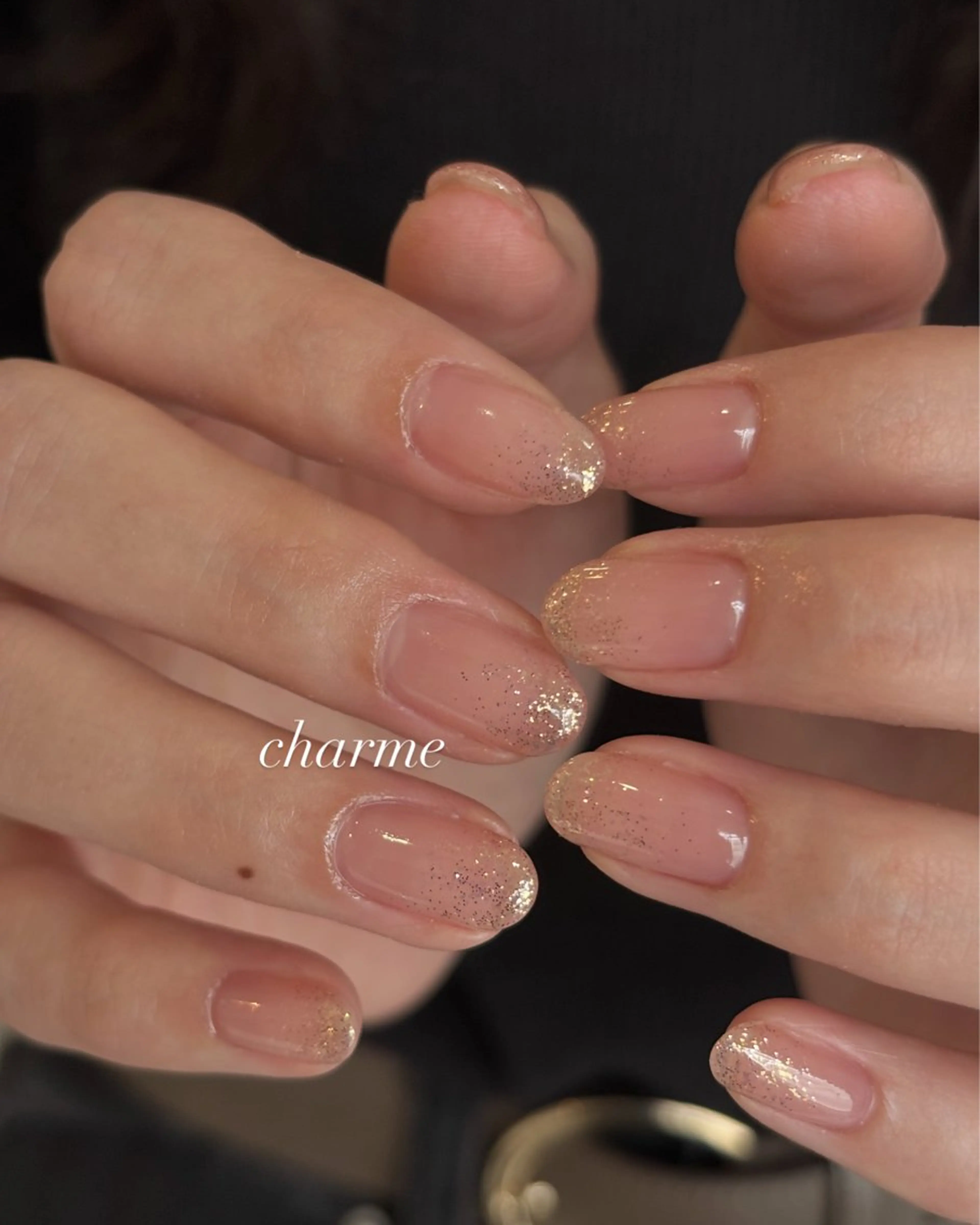 ネイル ワンカラーネイル ハンドネイル charme nailのネイルデザイン